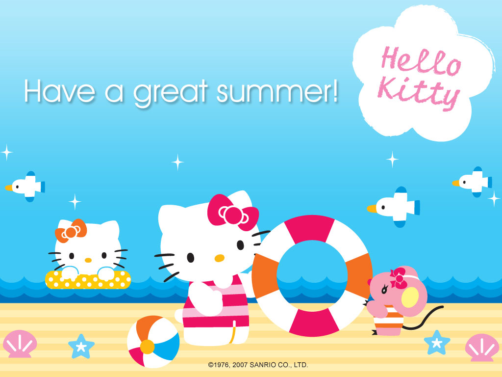 Hello Kitty Summer Wallpaper Desktop