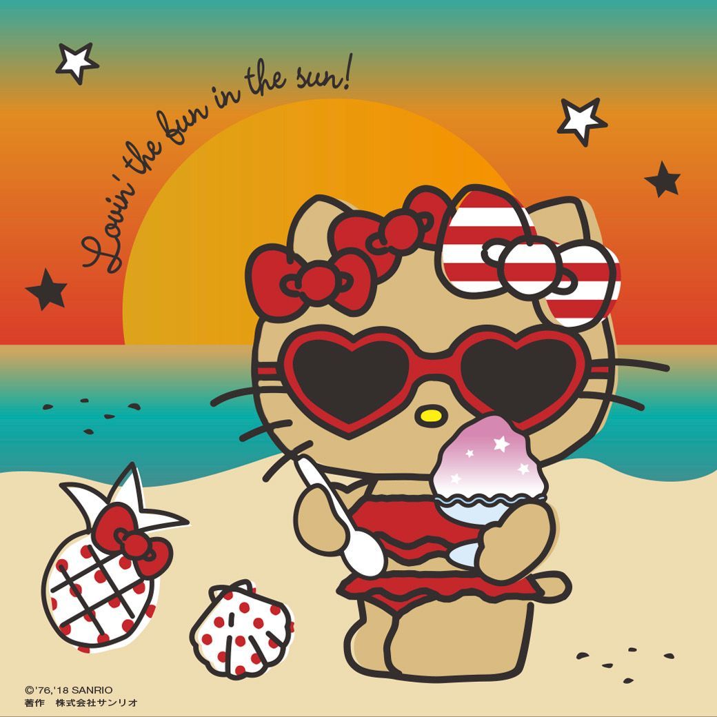 Hello Kitty  Friends Beach Towels Surf