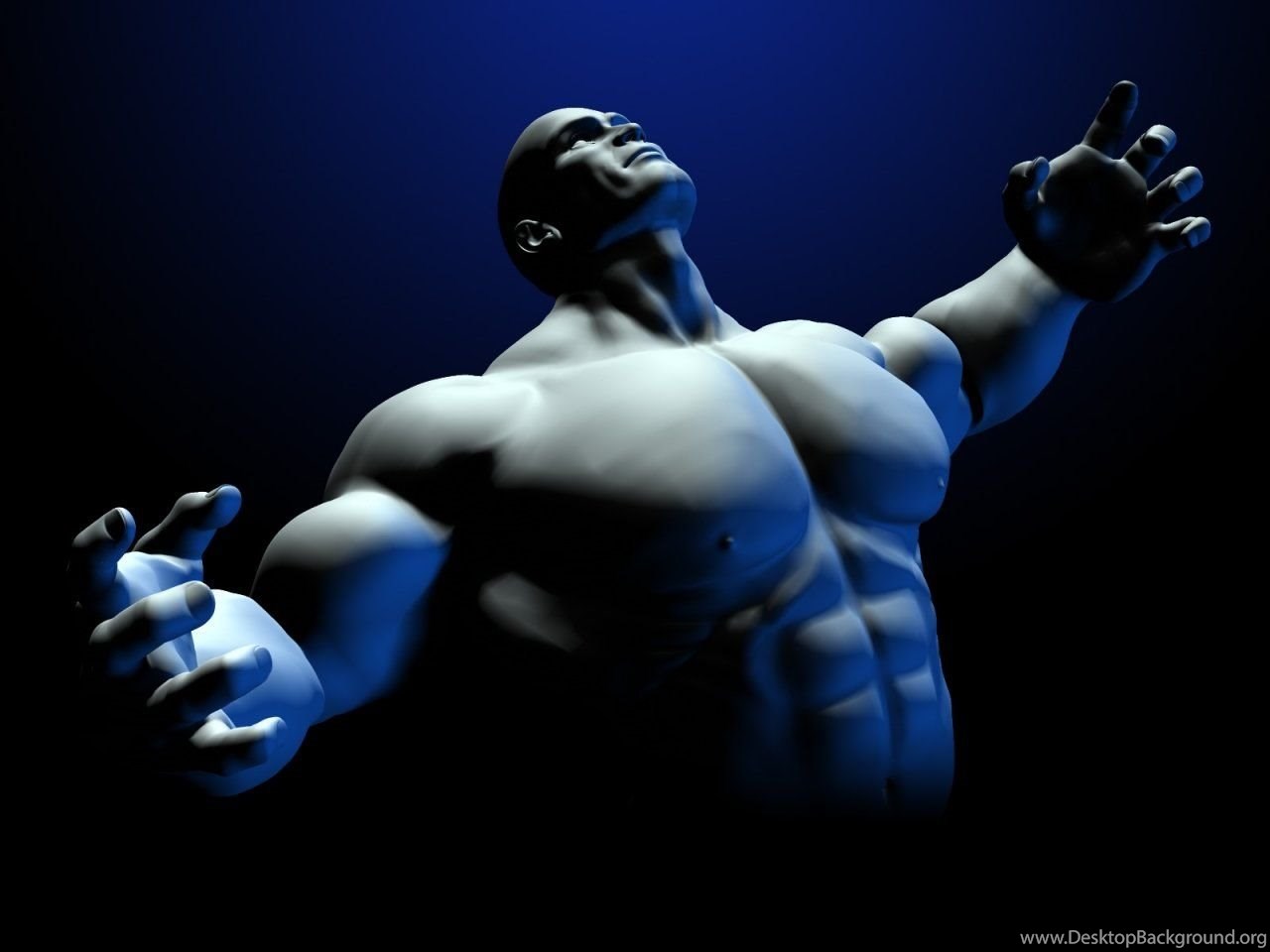 Muscle Man Wallpaper Desktop Background