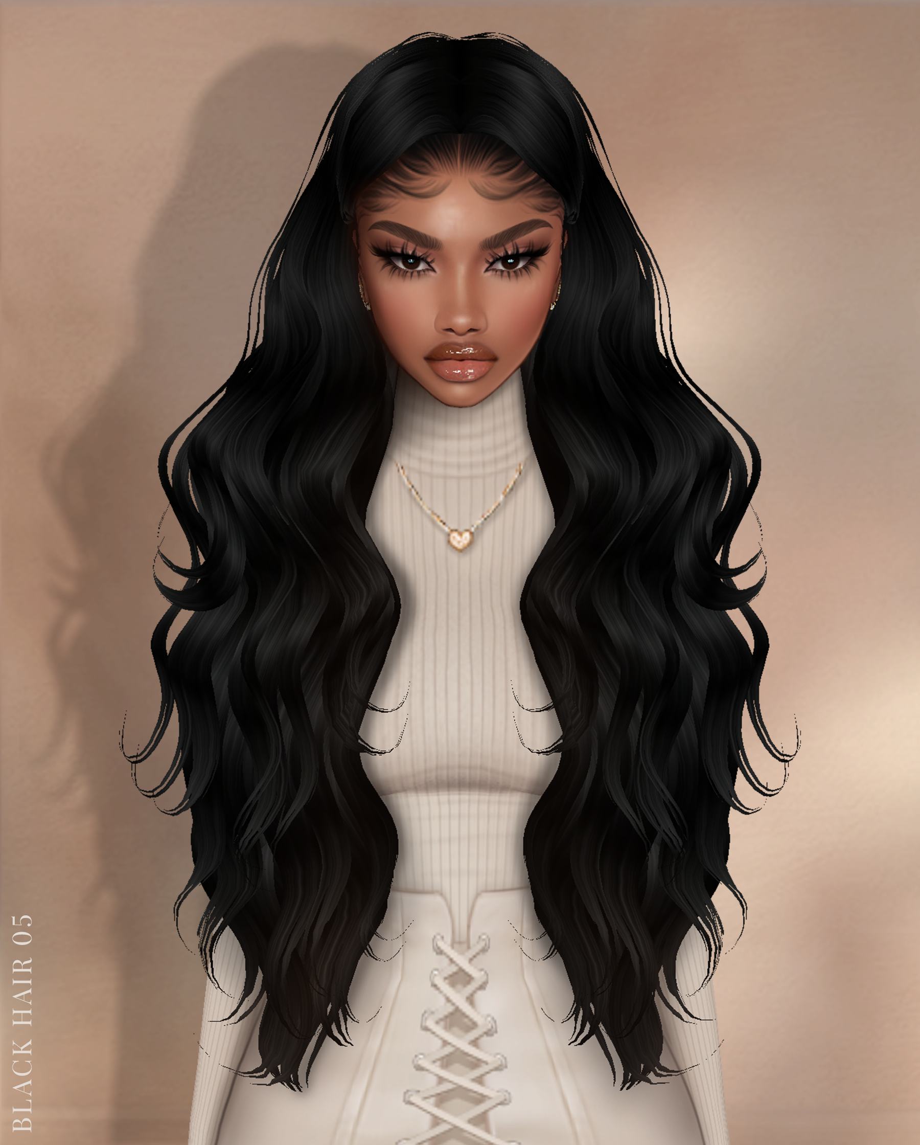IMVU TEXTURE FILES HEADS, BABY HAIR MESHES, TEXTURES