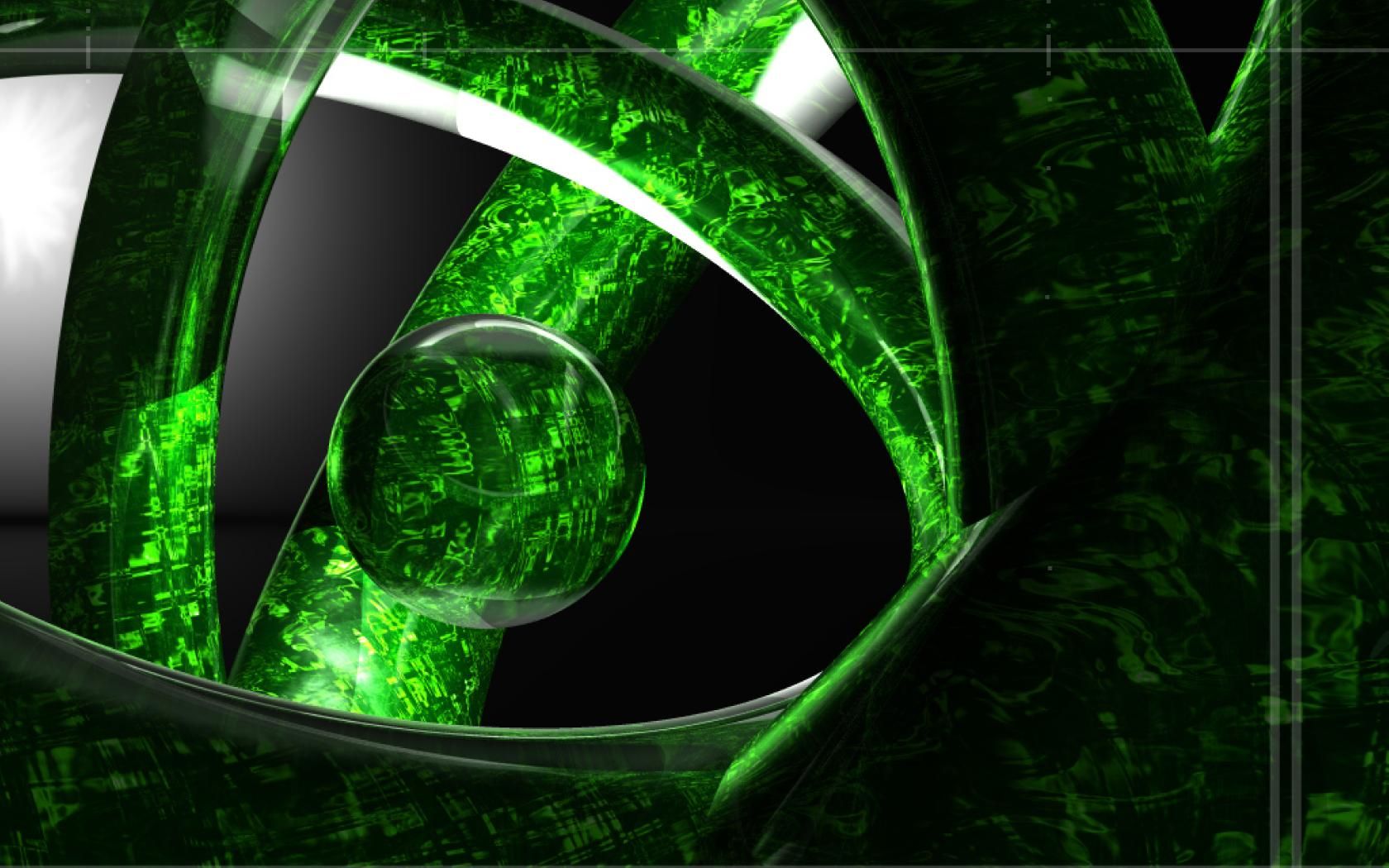 Green Thing. Abstract Green Things Ball Sphere 3D Artwork. Green Wallpaper, Abstract Image, Android Wallpaper