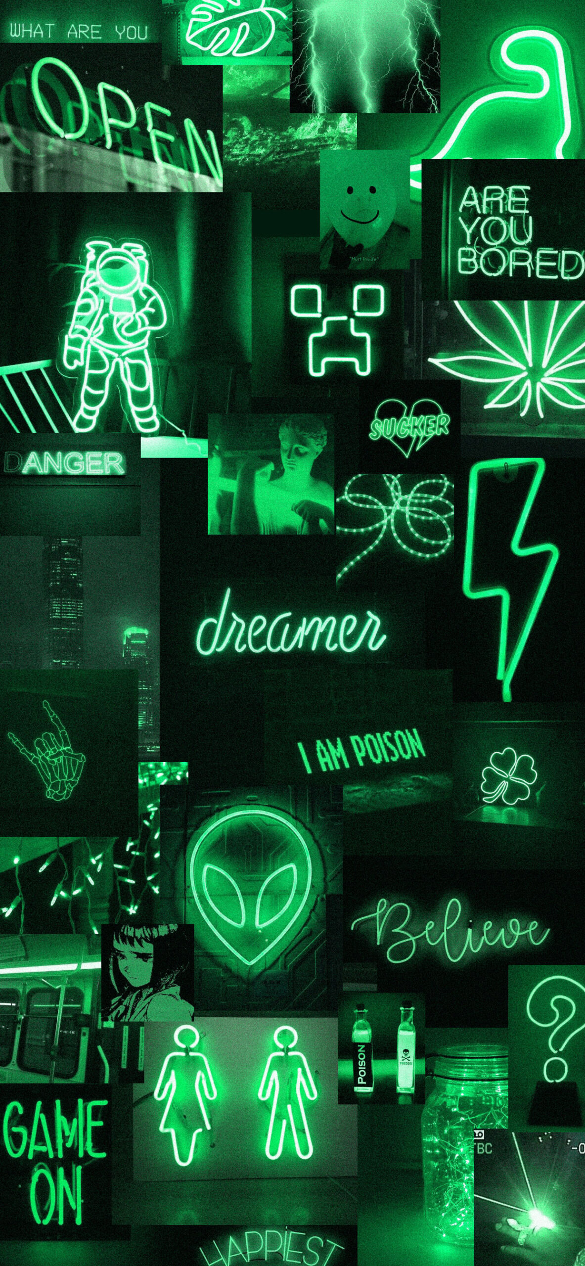 Green Neon Aesthetic Wallpaper Phone Green Wallpaper iPhone