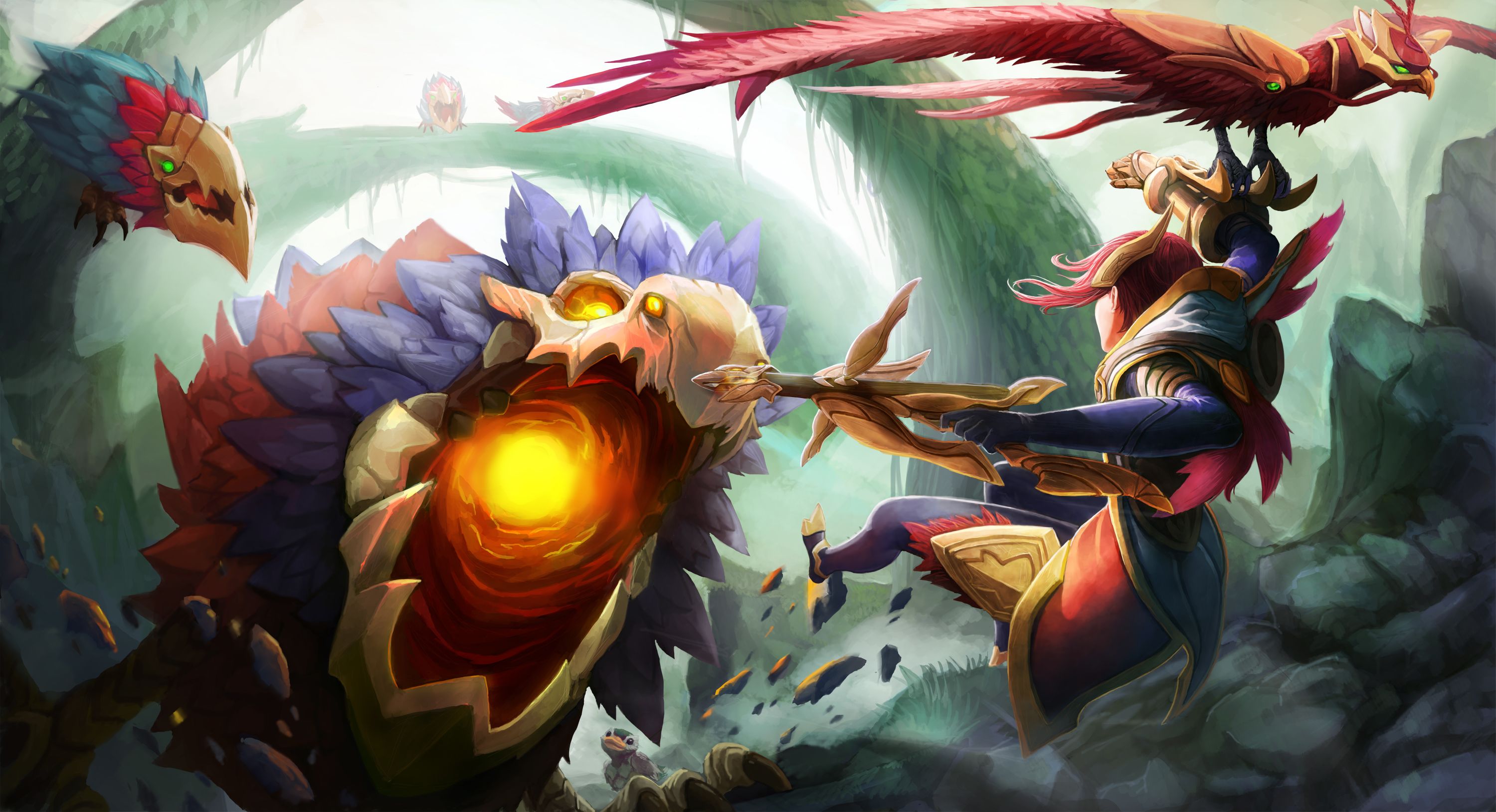 Quinn Vs Crimson Raptor of Legends Wallpaper. Lol league of legends, League of legends, Lol champions