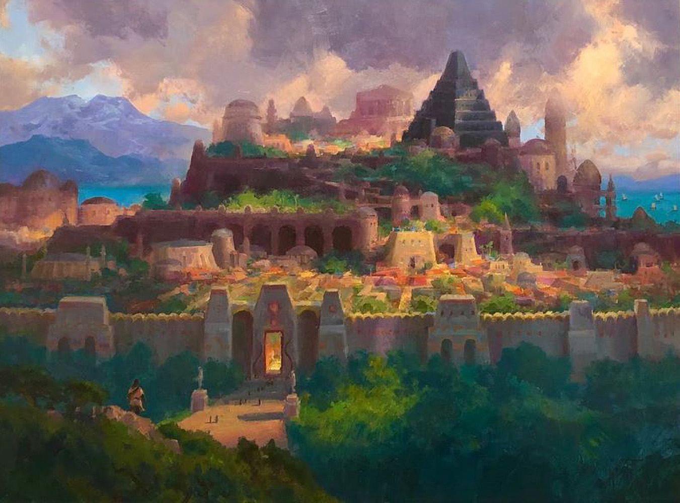 The Geeky Nerfherder: #CoolArt: New Artwork for the Limited Edition Leather Bound Release of Brandon Sanderson's 'Warbreaker'