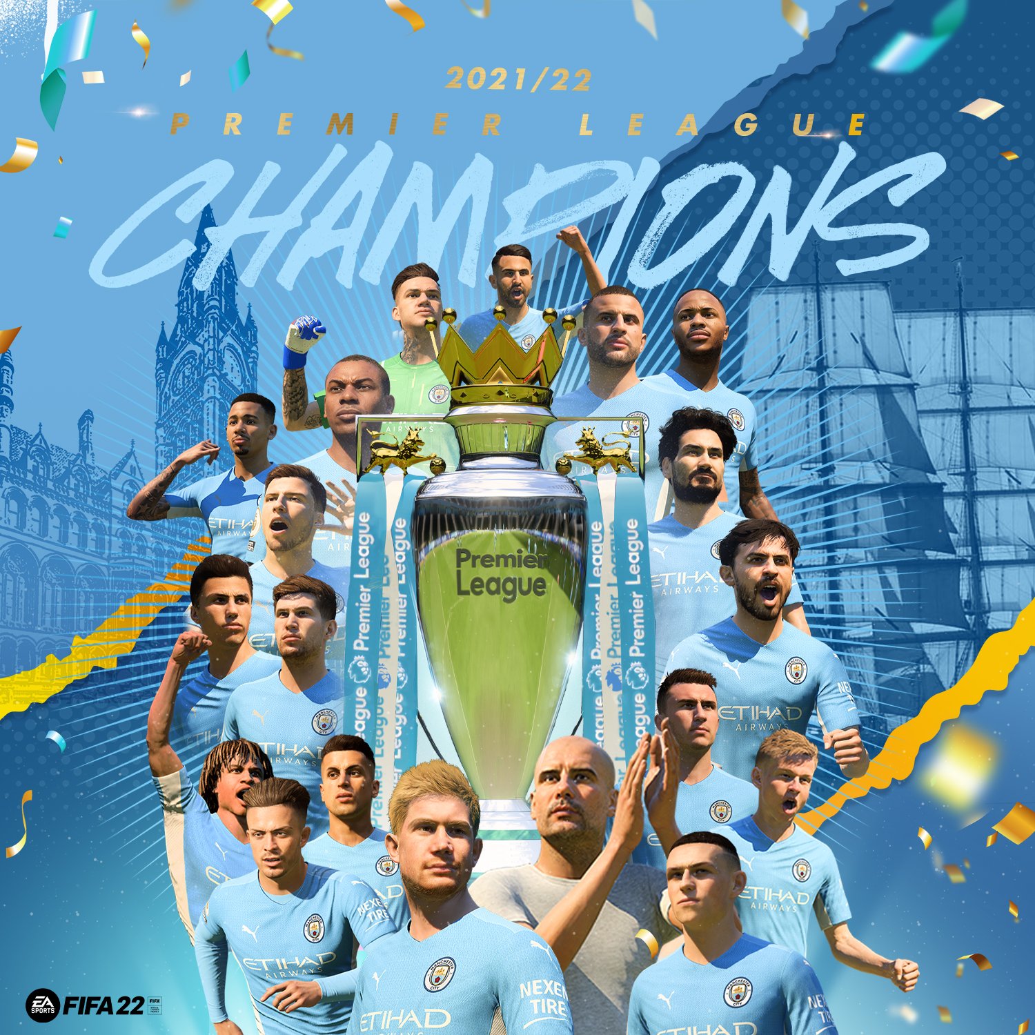 Man City Premier League Champions 2022/2023 