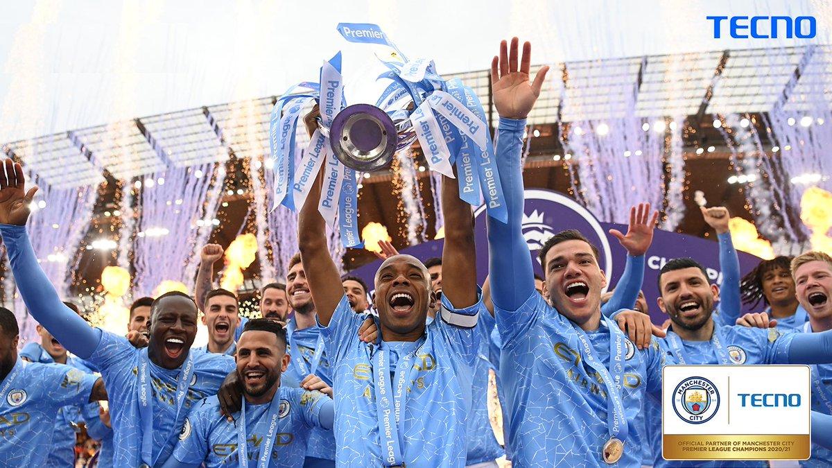 Tecno Congratulates Manchester City as Premier League Champions