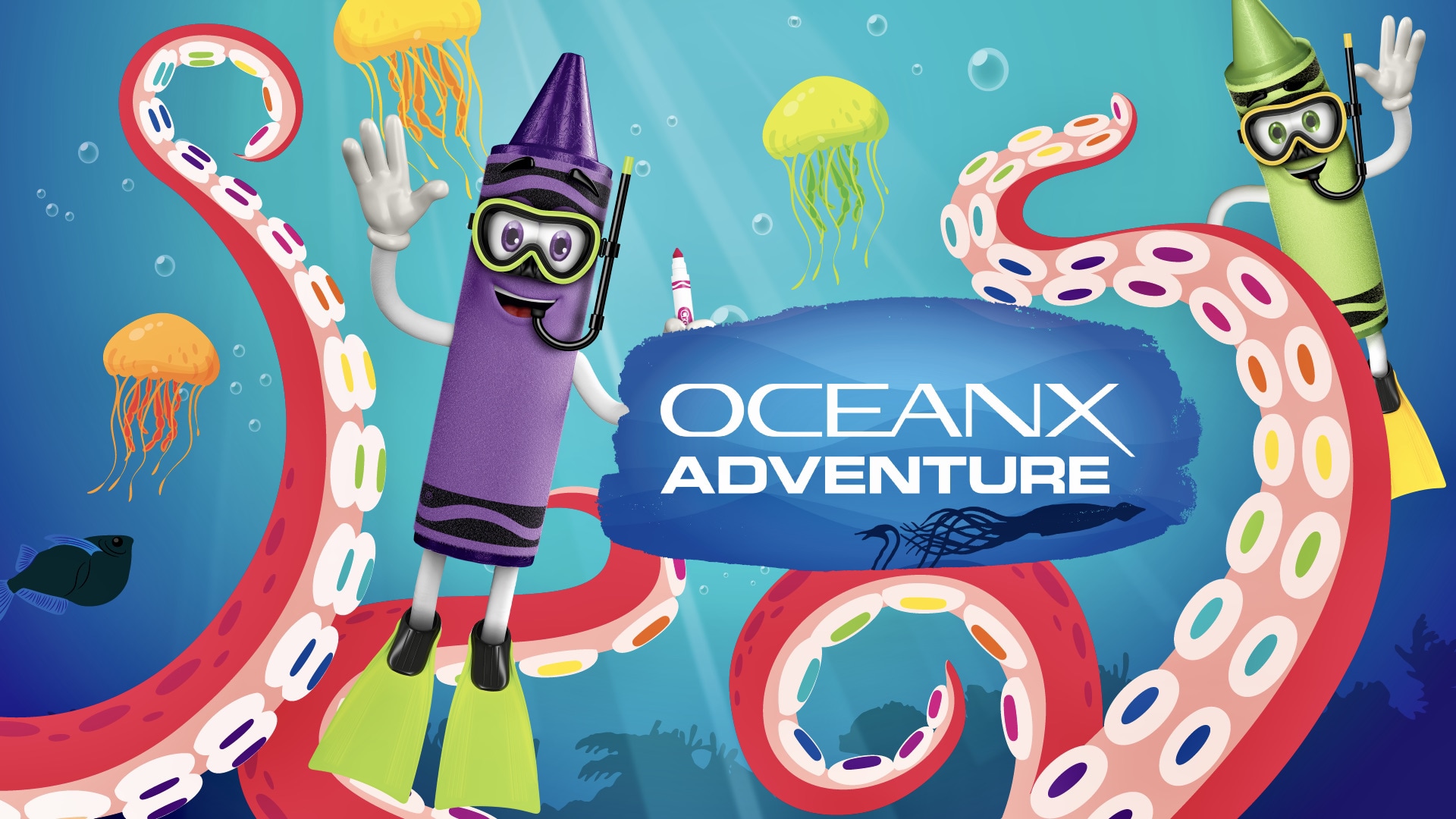 Crayola Experience And OceanX Team Up For Ocean Themed Fun