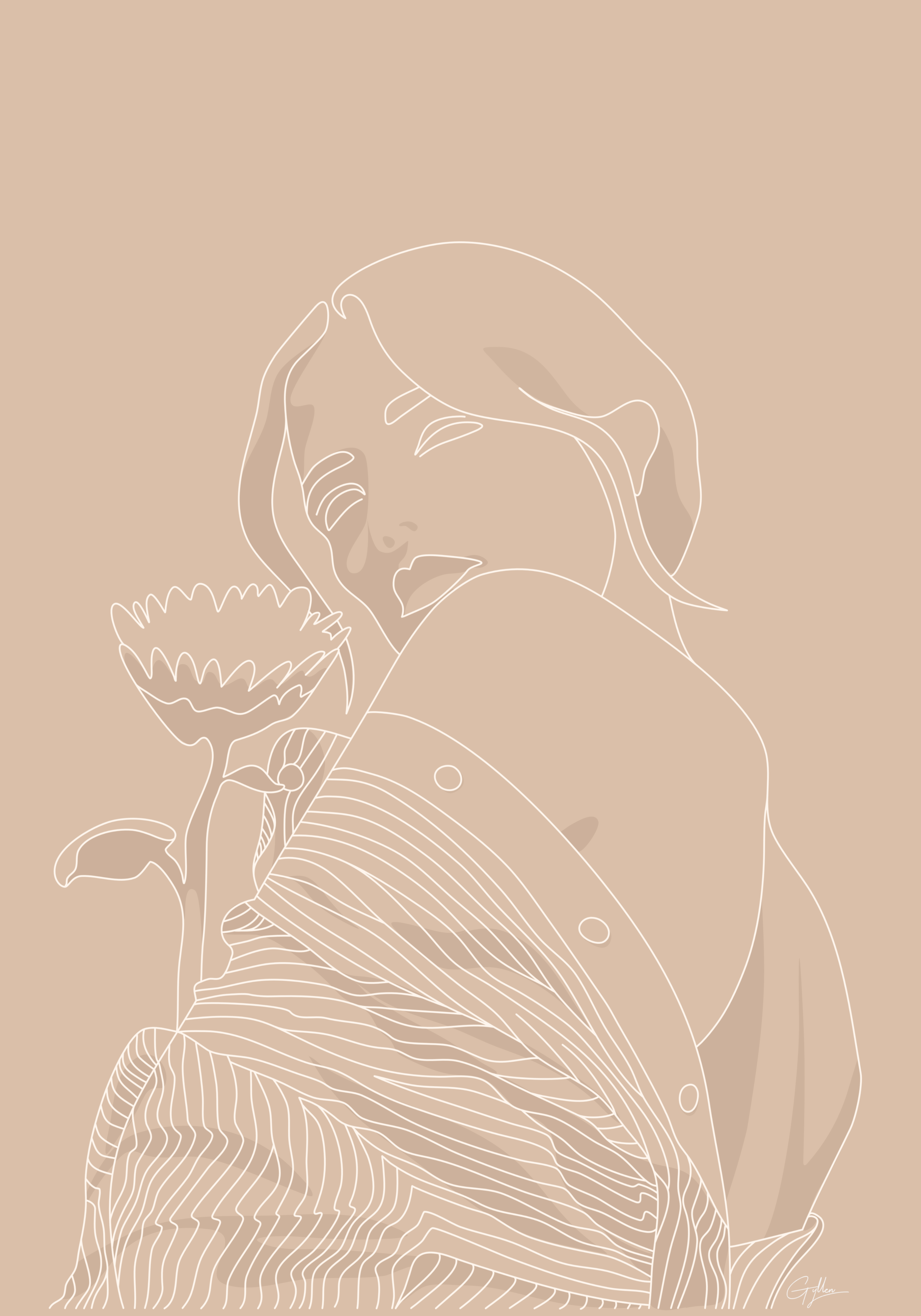 One Line Art Minimalism Minimalistic Art Modern Minimalist. Etsy. Art, Line art drawings, Line art