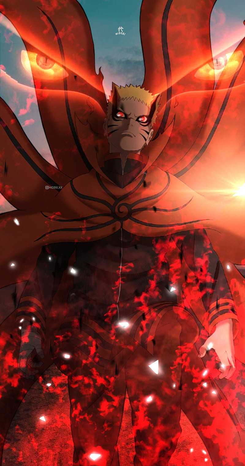 Naruto Baryon Mode 🔥 4K Phone iPhone Wallpaper #2410c