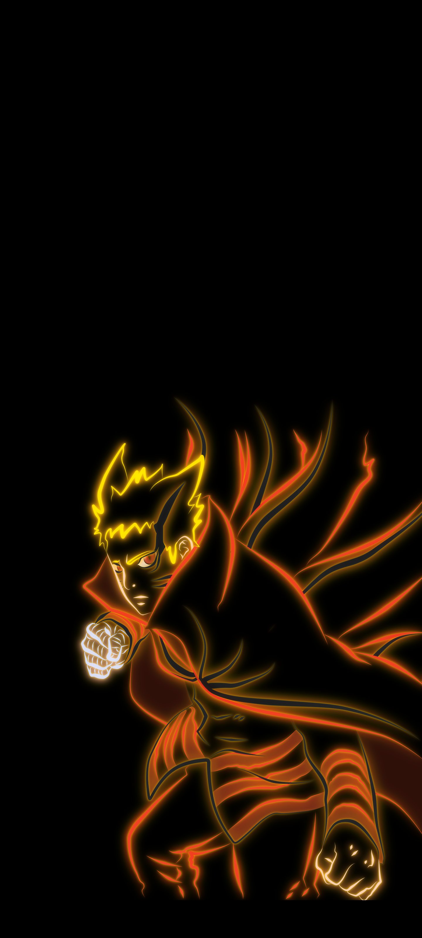 Naruto Baryon Mode 🔥 4K Phone iPhone Wallpaper #2410c