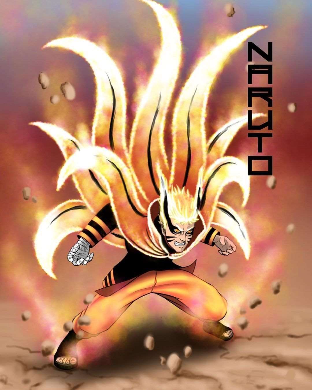 Naruto (Baryon Mode) 🔥 4K Phone iPhone Wallpaper #2610c