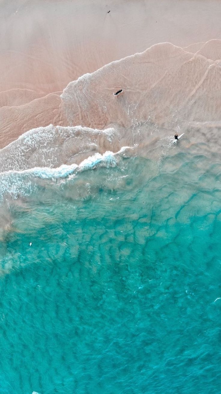 iPhone and Android Wallpaper: Aerial Beach View Wallpaper for iPhone and Android. Wallpaper iphone summer, Ocean wallpaper, View wallpaper