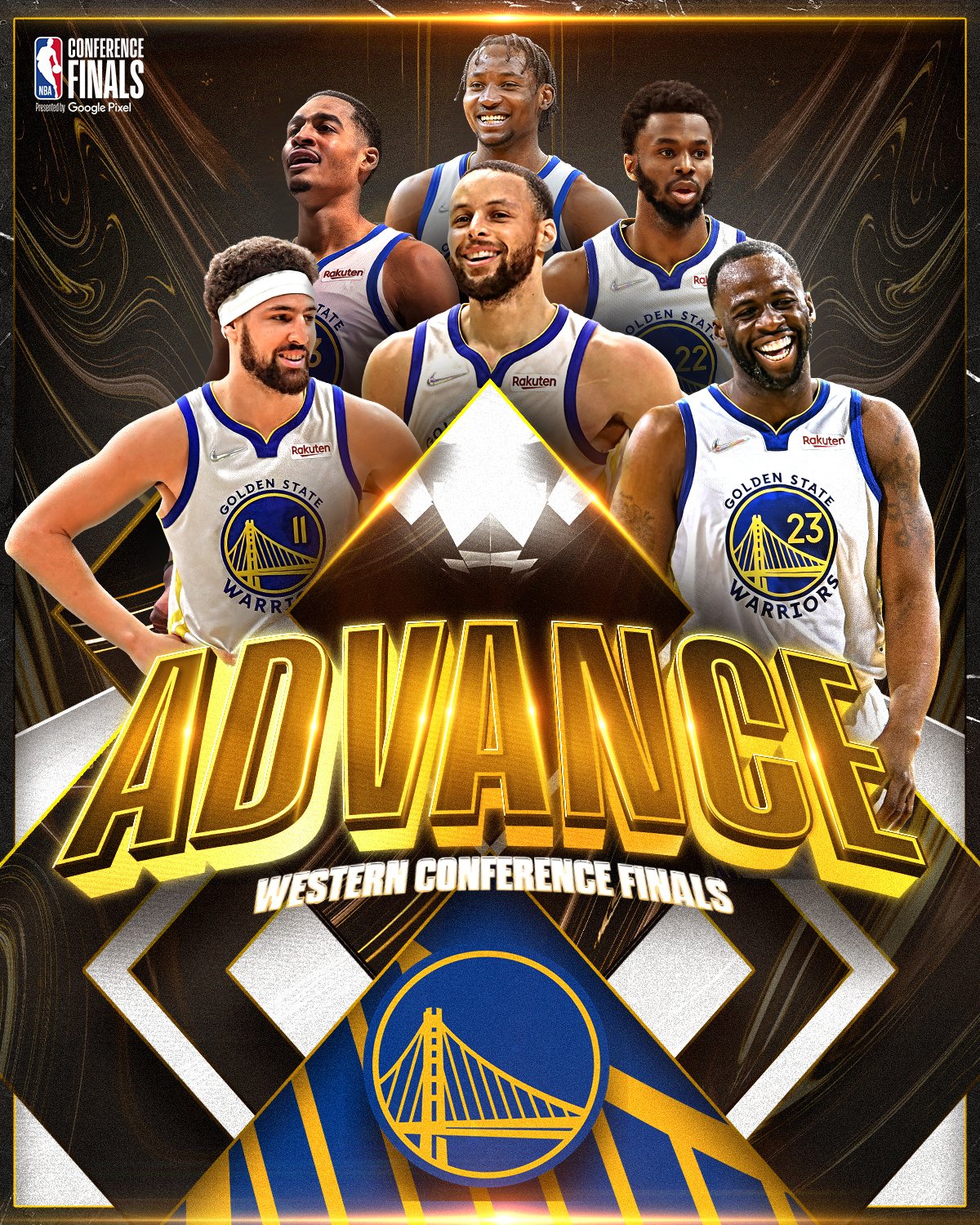 NBA advance to the Western Conference Finals! #NBAPlayoffs presented