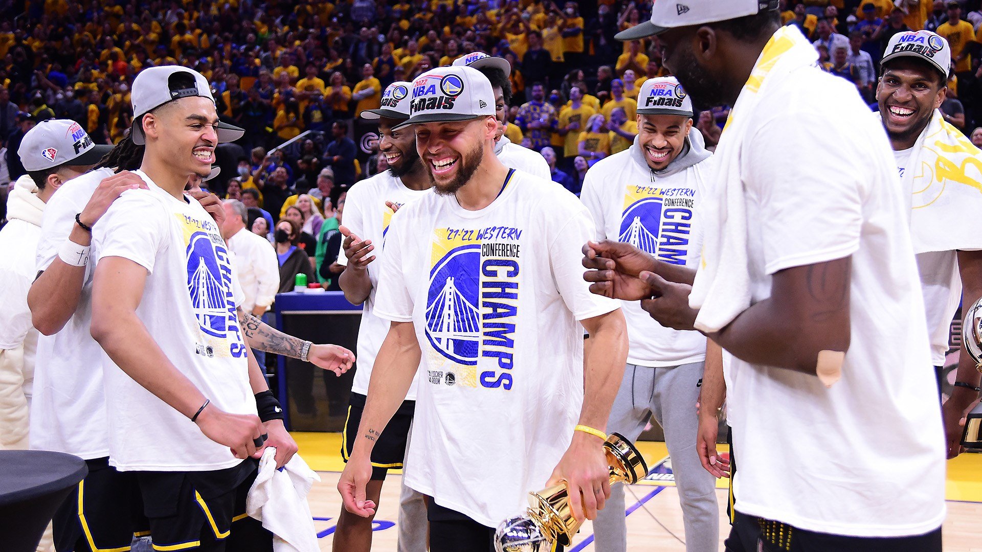 Warriors win, advance to NBA Finals