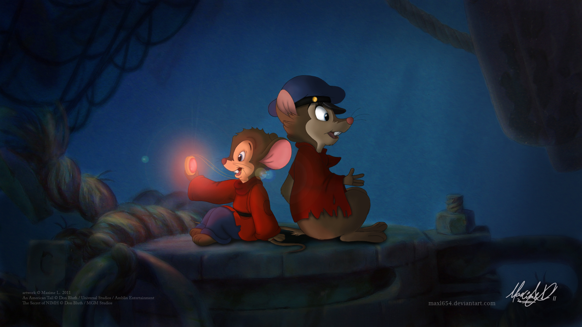Fievel and Mrs. Brisby