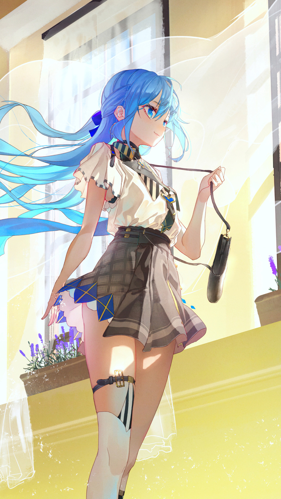 Anime School Beginning Of Summer 4k iPhone 7, 6s, 6 Plus, Pixel xl , One Plus 3, 3t, 5 HD 4k Wallpaper, Image, Background, Photo and Picture