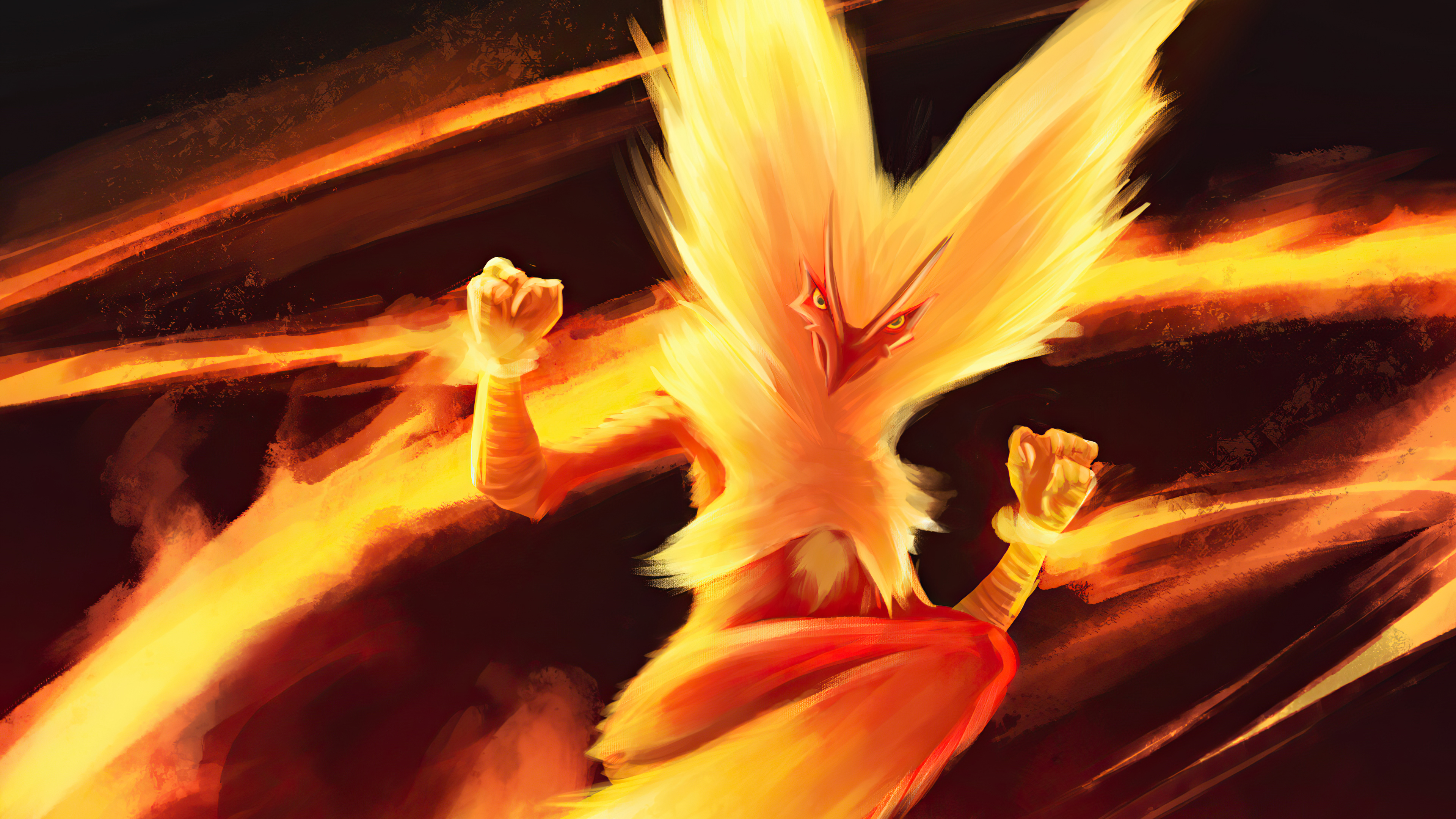 4K Blaziken (Pokémon) Wallpaper and Background Image