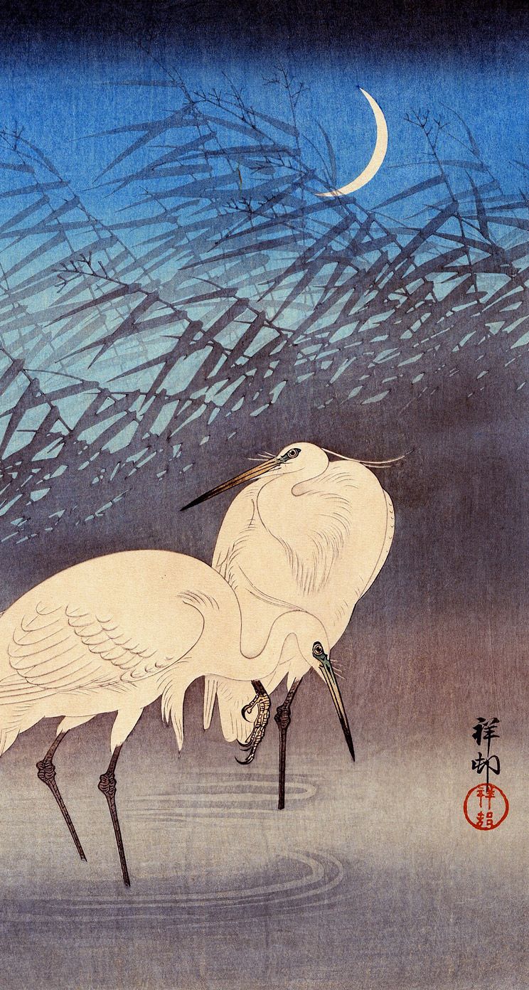 IPhone Wallpaper By Ukiyo E Woodblock Wallpaper 300 Sheets For IPhone 6 6 Plus 5s 5c 5, And IPod. Иллюстрации, Очаровательные котята, Японская гравюра