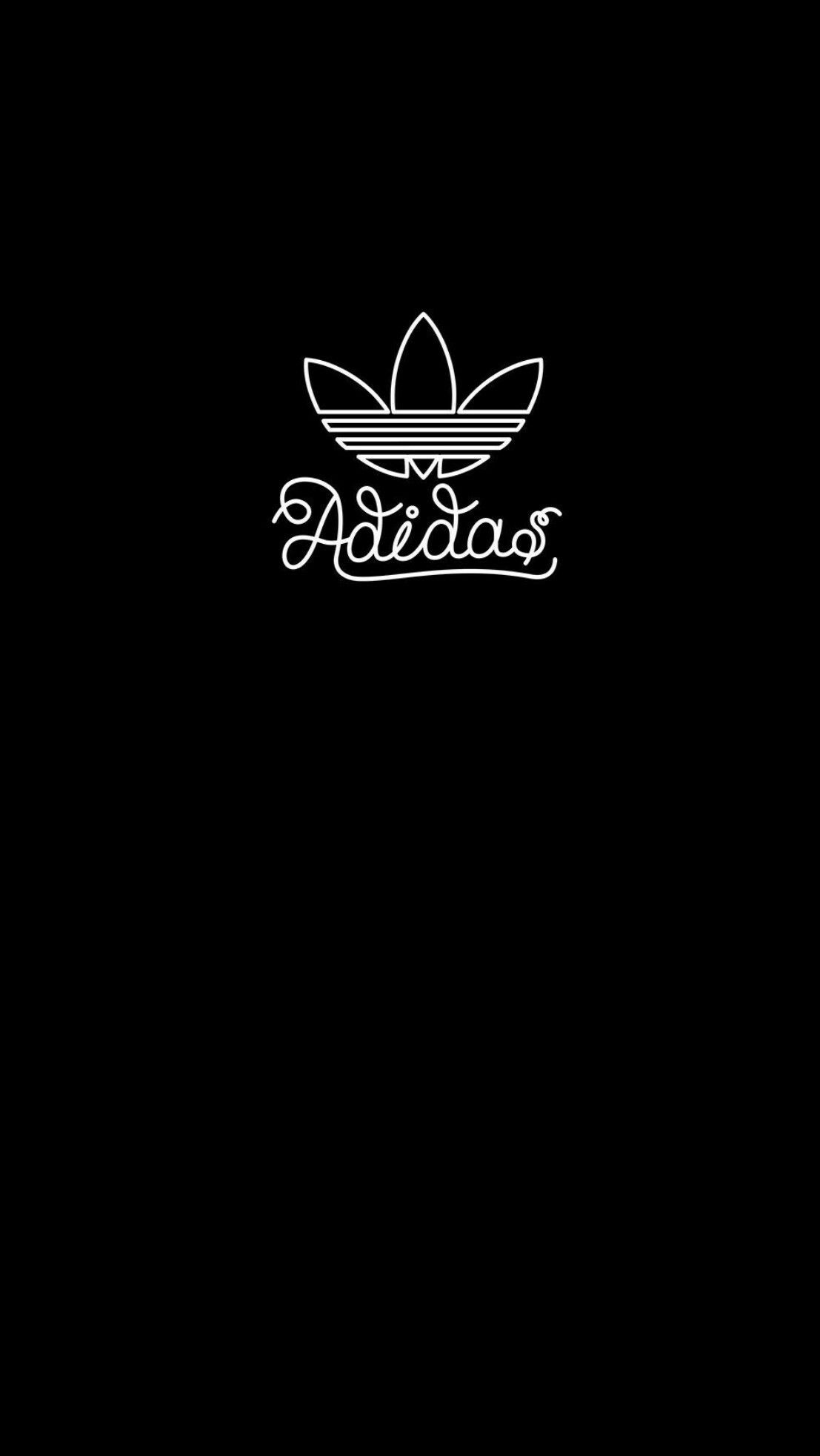 Black Adidas Logo Wallpaper