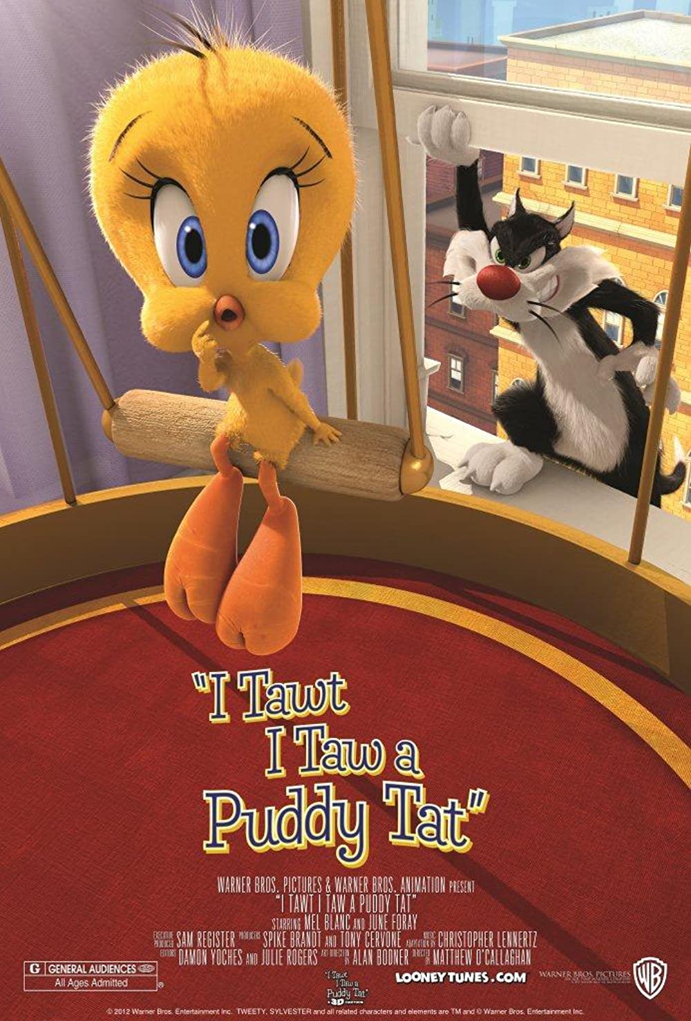 I Tawt I Taw a Puddy Tat (Short 2011)