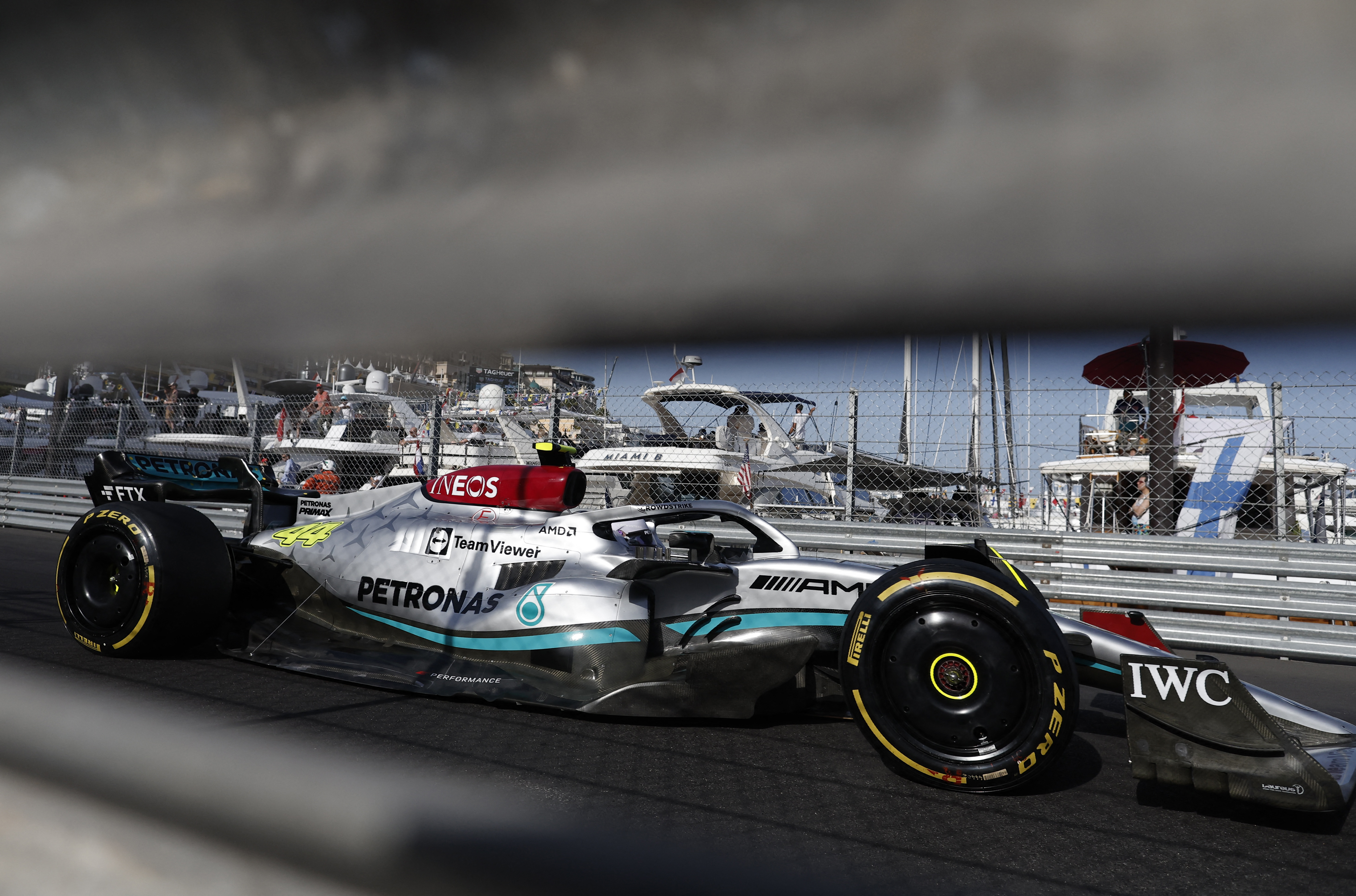 Mercedes drivers all shaken up after Monaco practice
