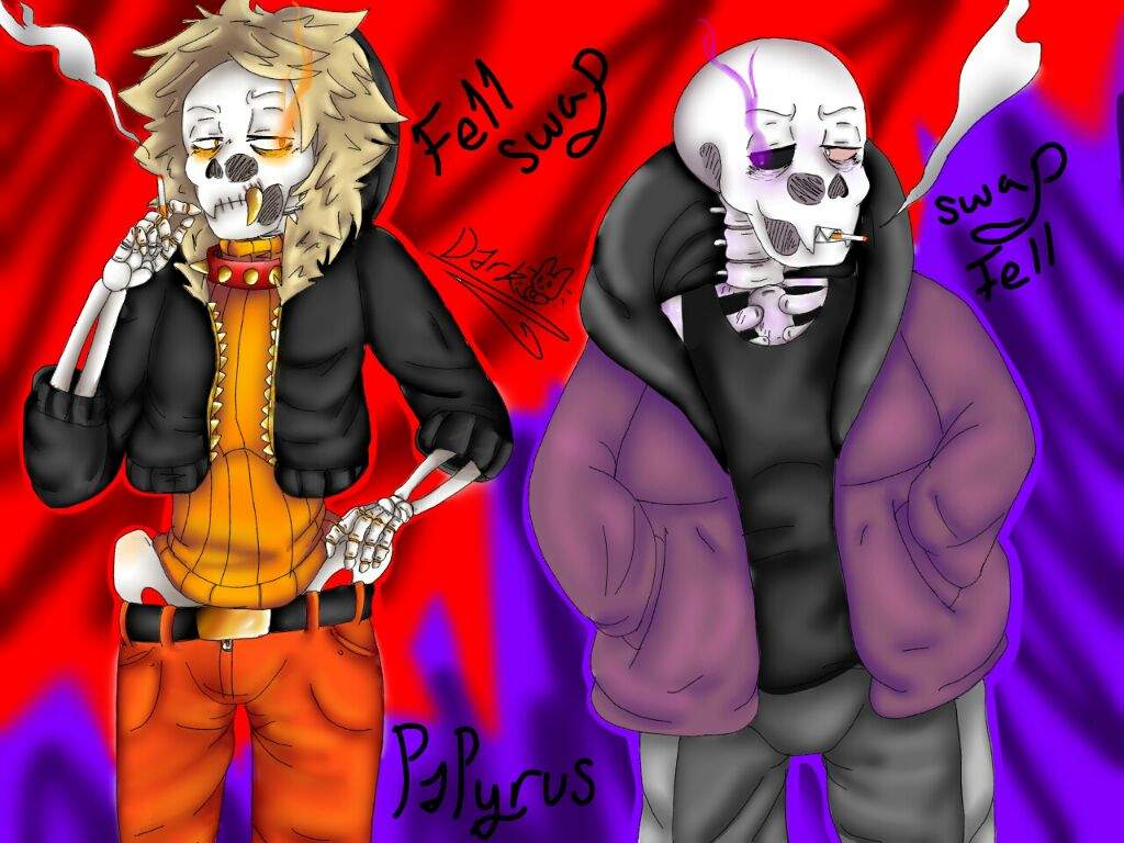 Swapfell and Fellswap Papyrus