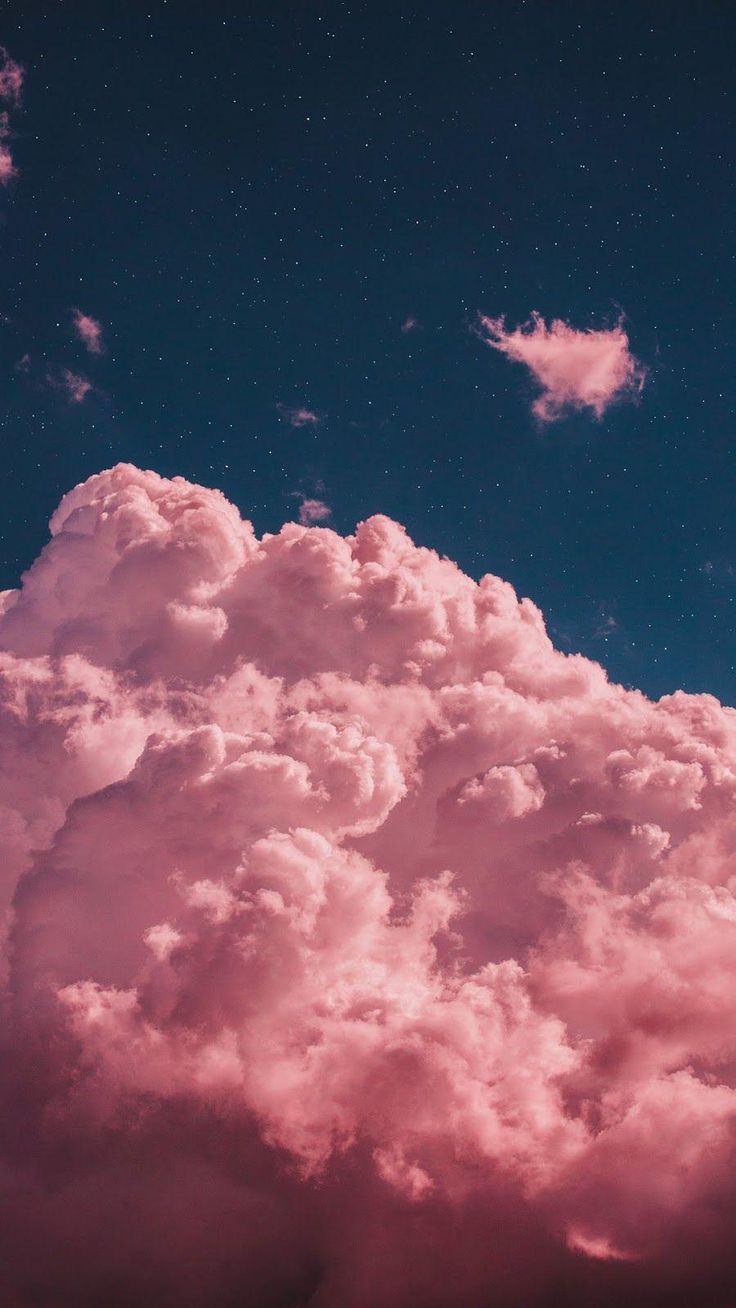 Awesome Aesthetic Pink Cloud Wallpaper