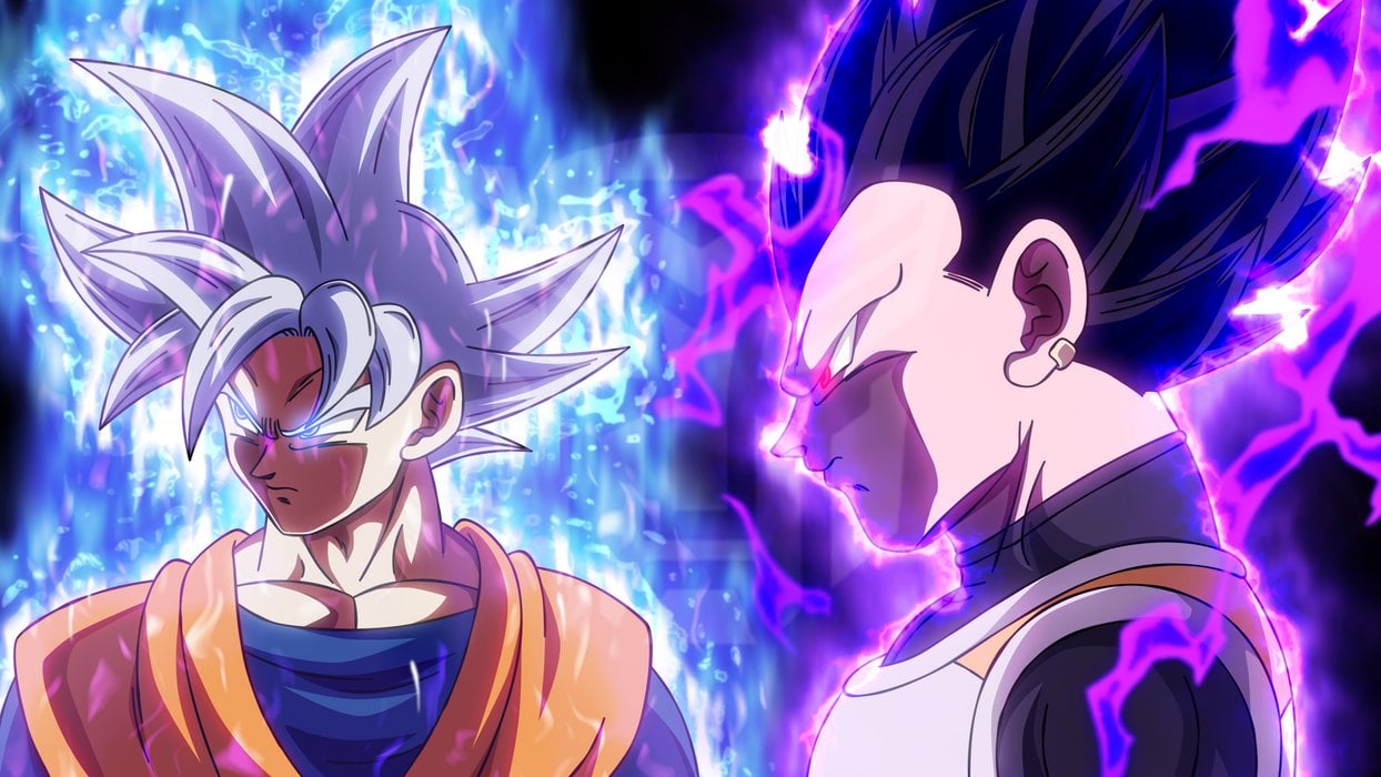 ULTIMATE PURPLE ARMAGEDDON - #mastered #ultra #instinct #goku # ultra #ego #vegeta