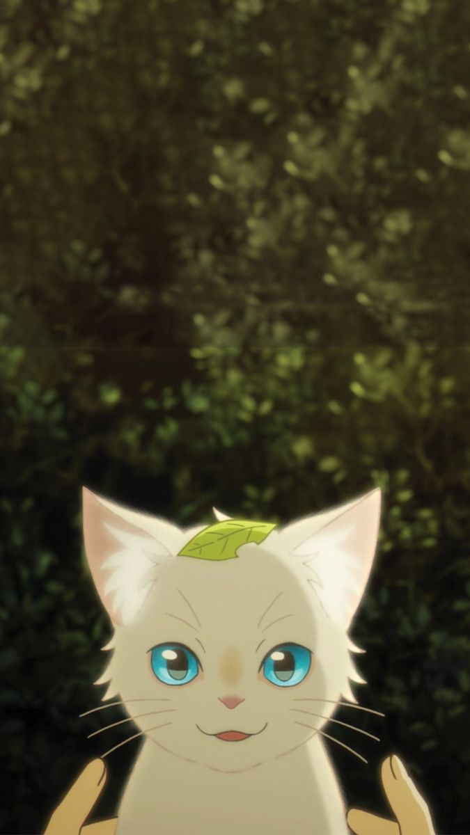 Cat anime wallpaper. Cute anime cat, Whiskers away anime wallpaper, Anime cat