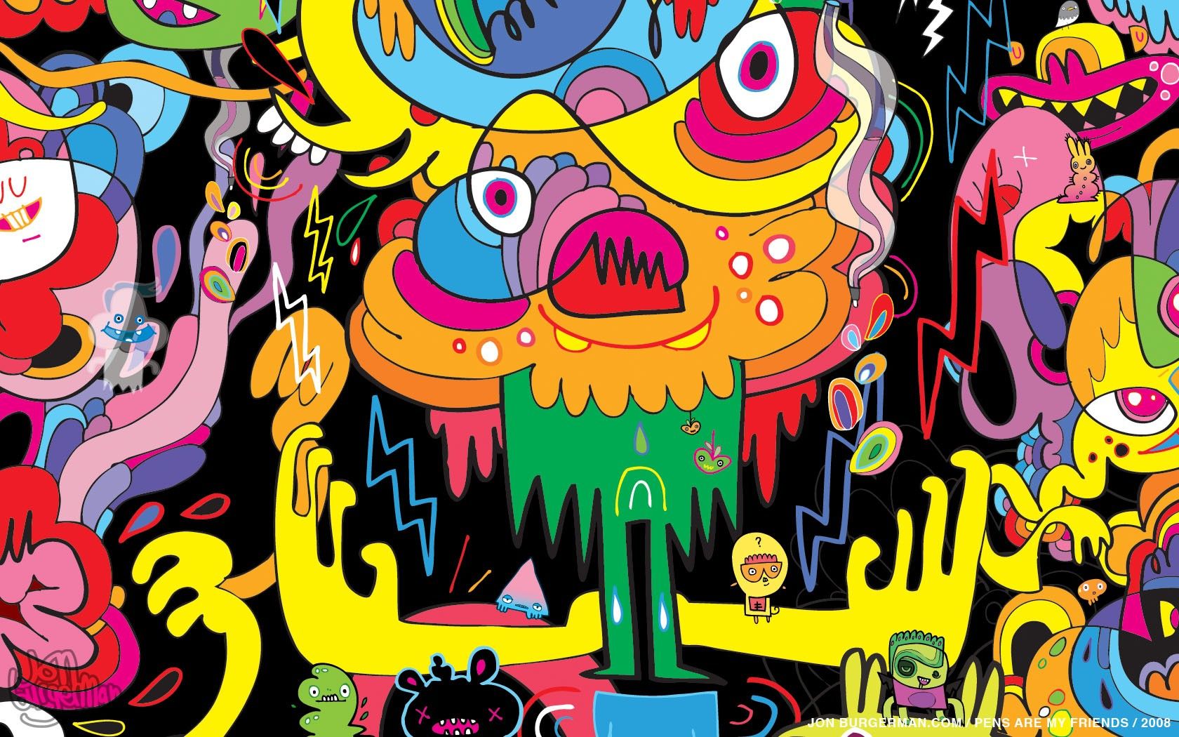 Acid Cartoon Wallpaper Free Acid Cartoon Background