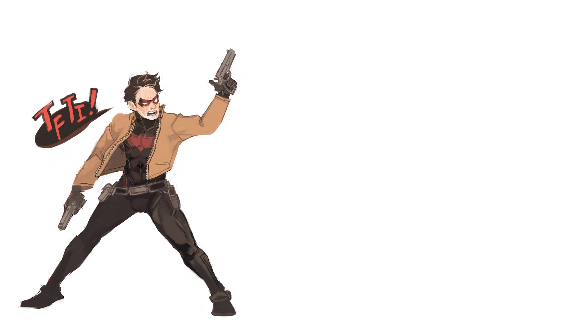 Jason Todd, Batman, Gun, Red Hood Wallpaper HD / Desktop and Mobile Background