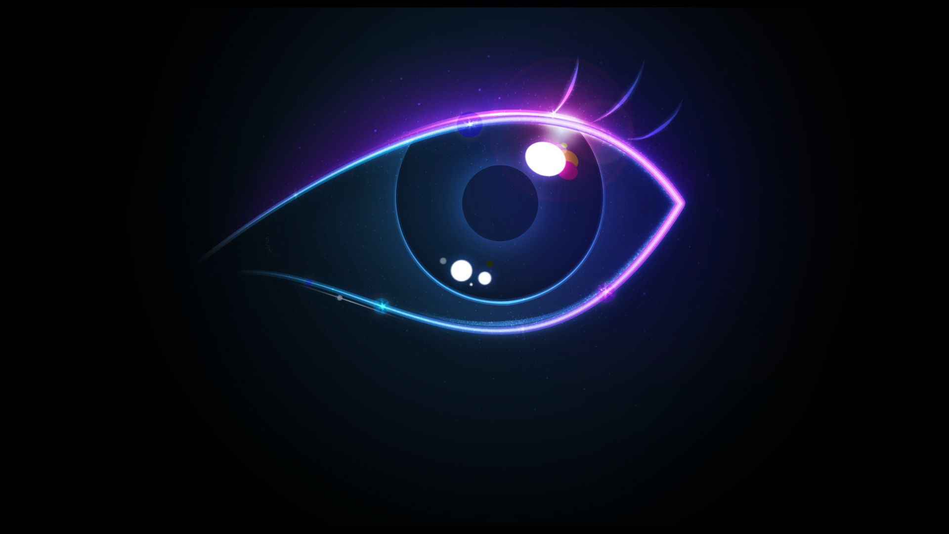 View Creative Colorful Eye Wallpaper. Neon wallpaper, Eyes wallpaper, Neon background