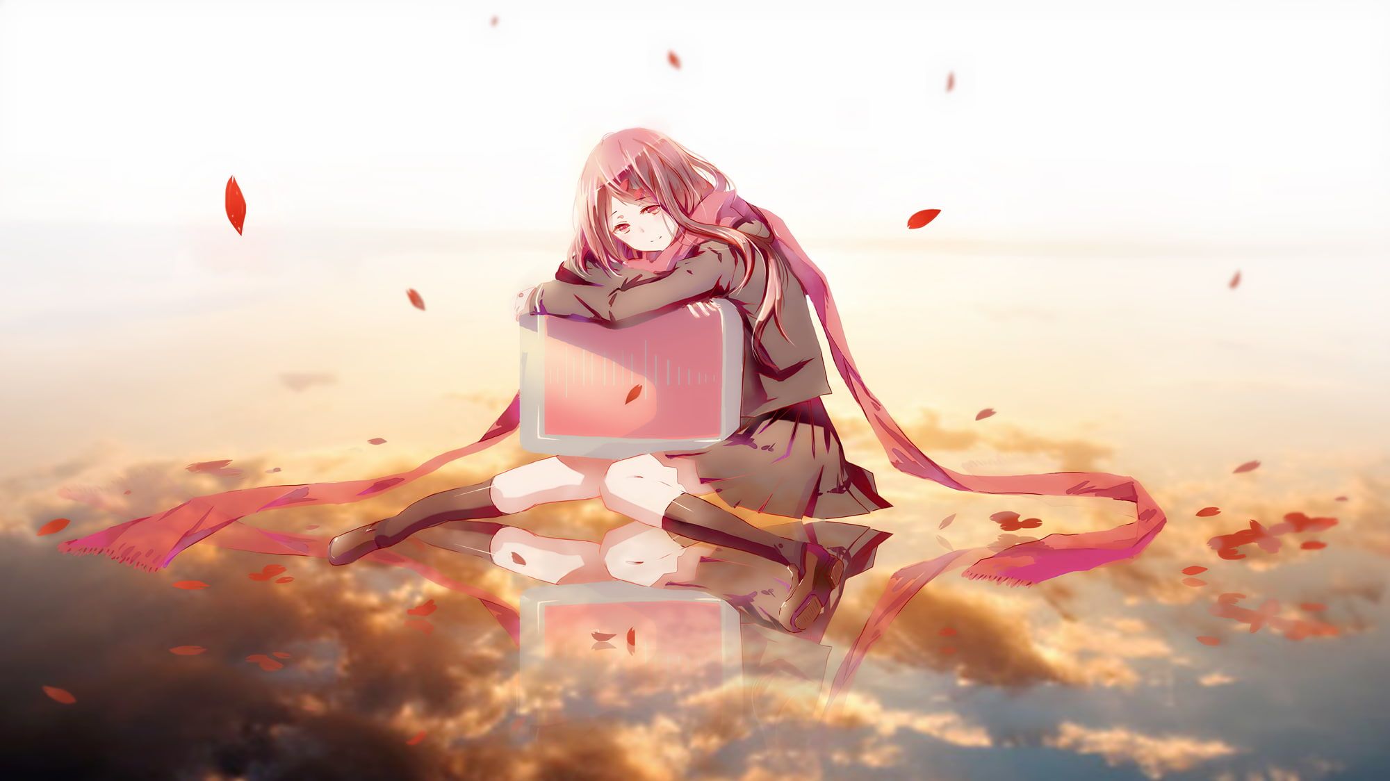 scarf anime girls #anime Kagerou Project Tateyama Ayano P #wallpaper #hdwallpaper #desktop. Kagerou project, Anime, Anime image