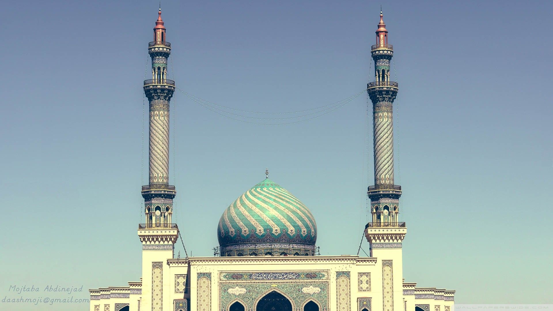 imam hasan askari (al) mosque / qom / iran. HD wallpaper, Mosque, Travel wallpaper