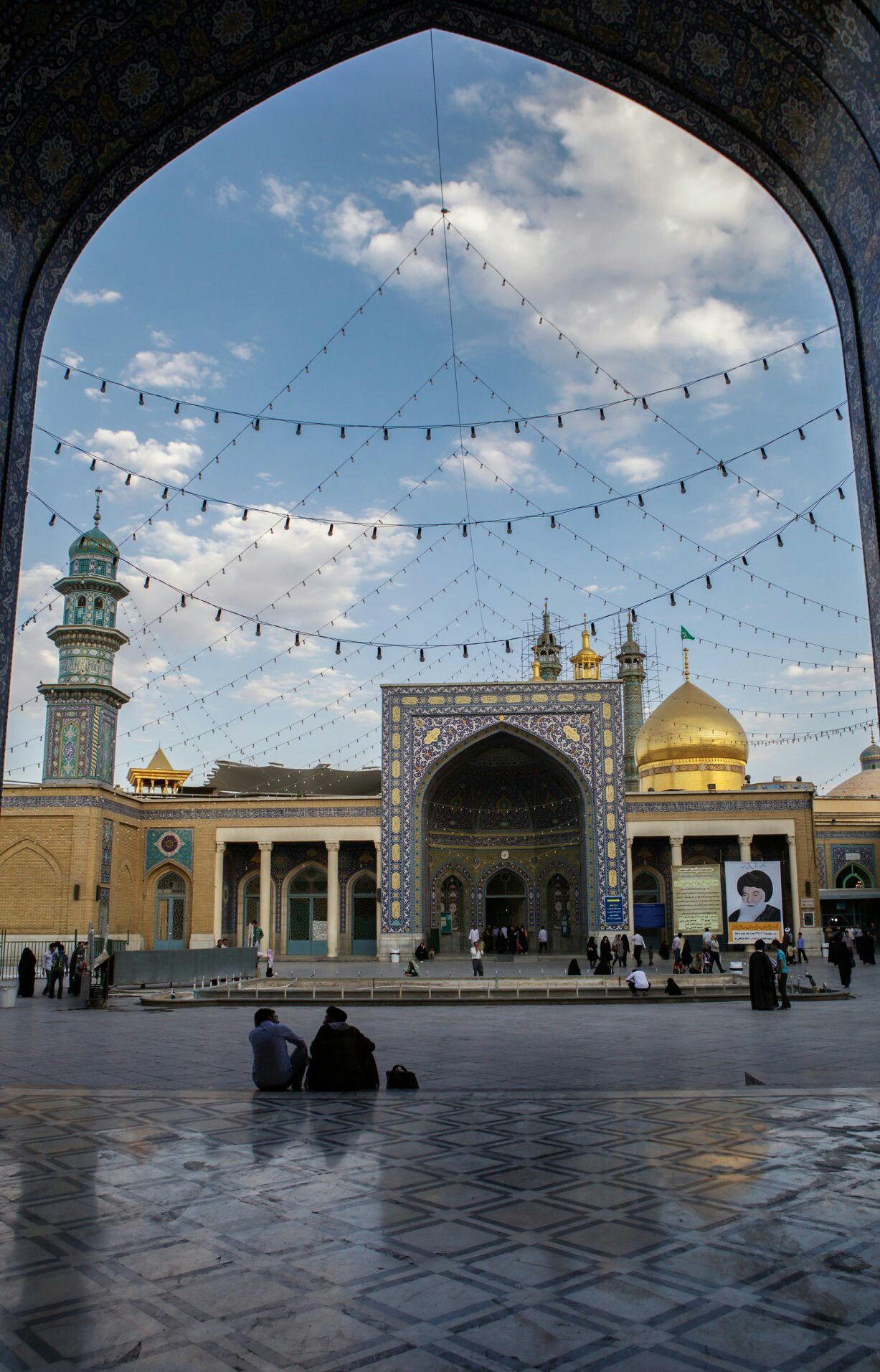 Holy Shrine of Bibi Masooma Fatima (S.A) #ShiaMultimedia #SMT #Qom #Iran #MasoomaFatima. Islamic architecture, Shrine, Taj mahal