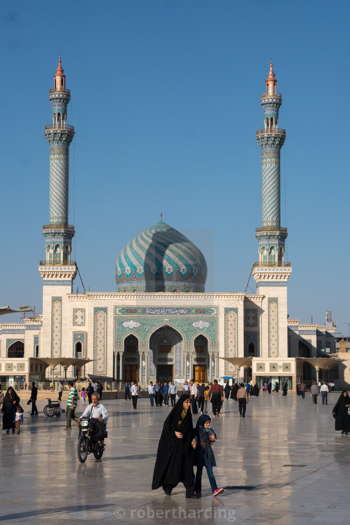 Astane Square in front of the Imam Hassan Mosque, Qom, Iran, download or print for £49.50