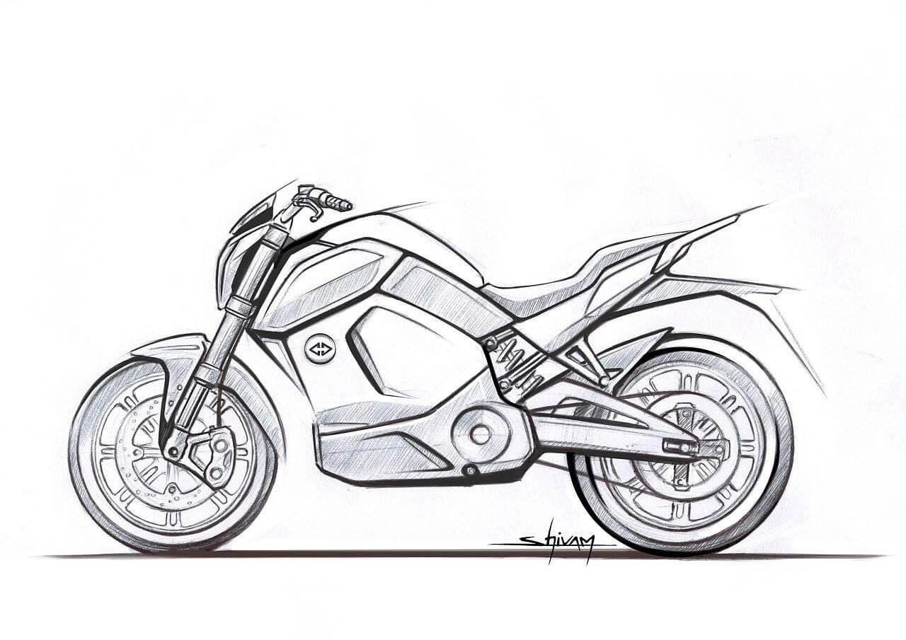 Premium Vector | Sketch of a bike-as247.edu.vn