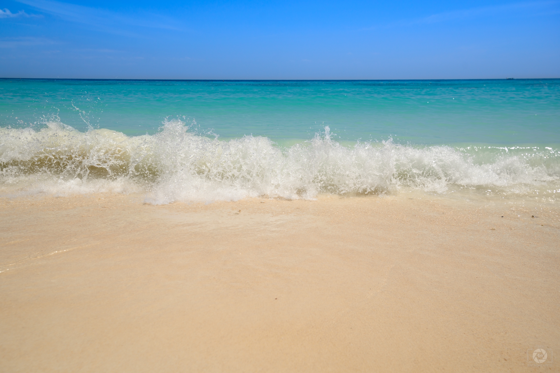 Sea Beach Wave Background Quality Free Background