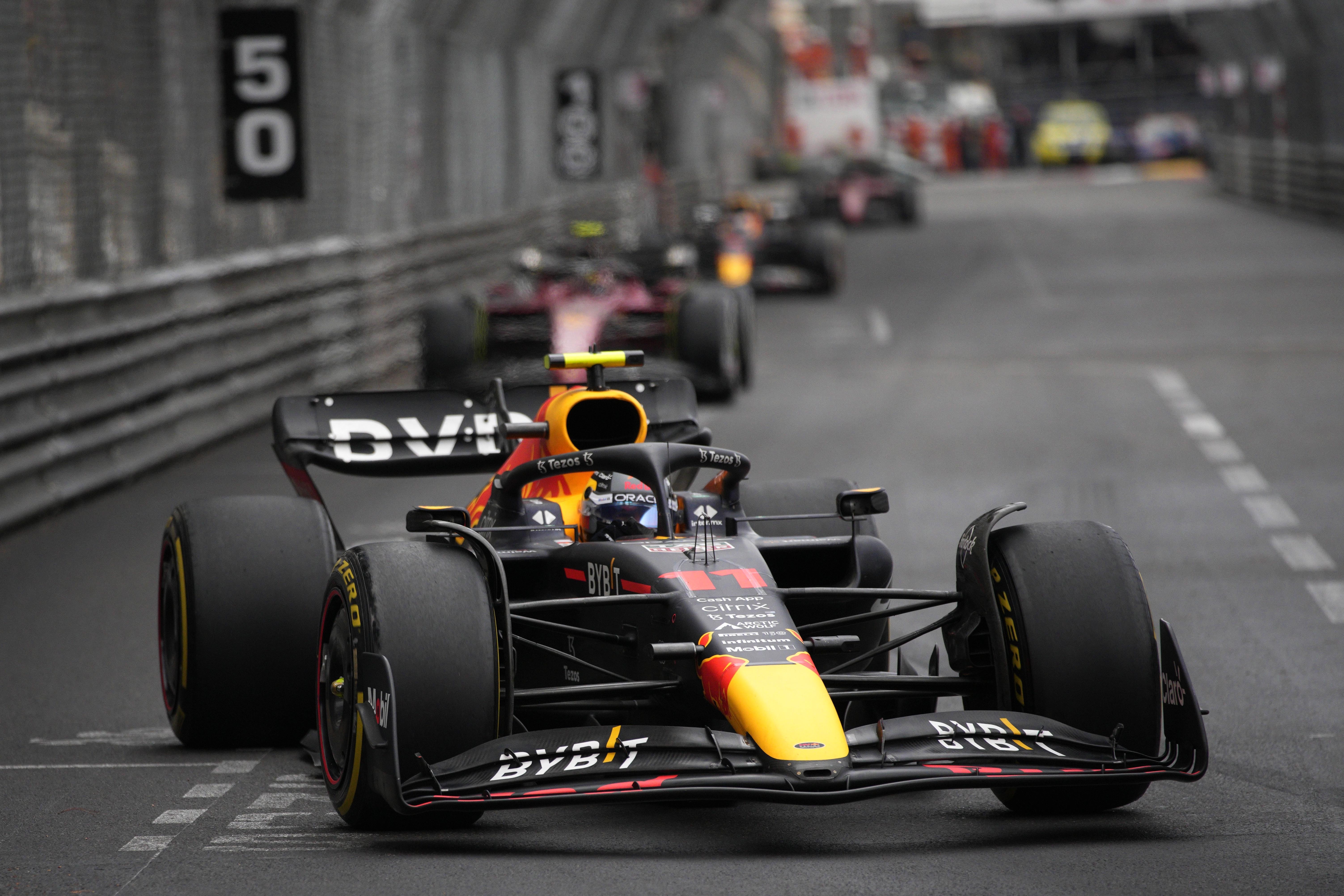 Perez wins chaotic Monaco GP, Ferrari blows it for Leclerc