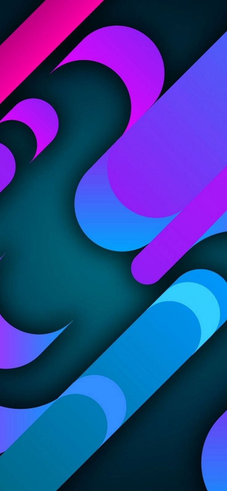 iOS iPhone X, XS, XR, XS Max, purple, blue, clean, pattern, simple, abstract, appl. Android wallpaper art, Android wallpaper blue, iPhone homescreen wallpaper