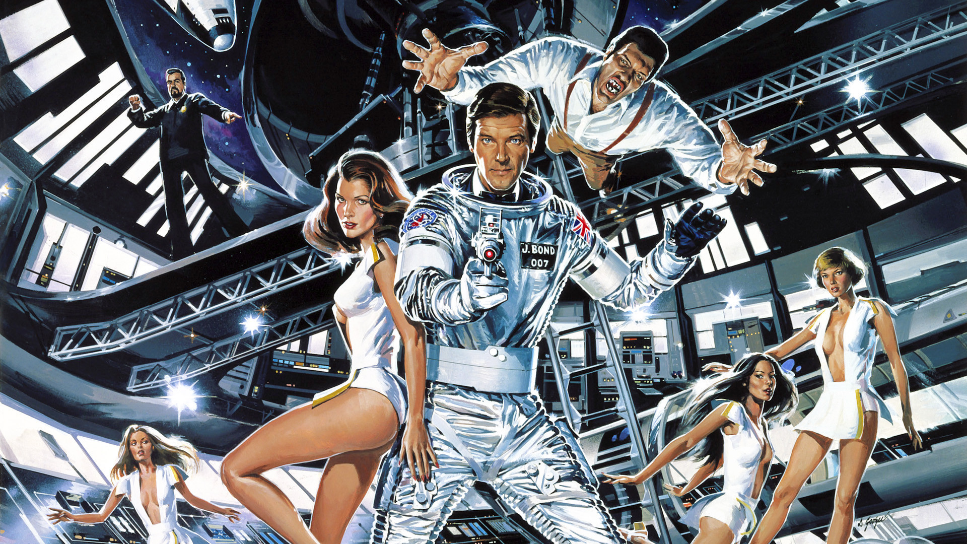 MOONRAKER 007 james bond wallpaperx1080