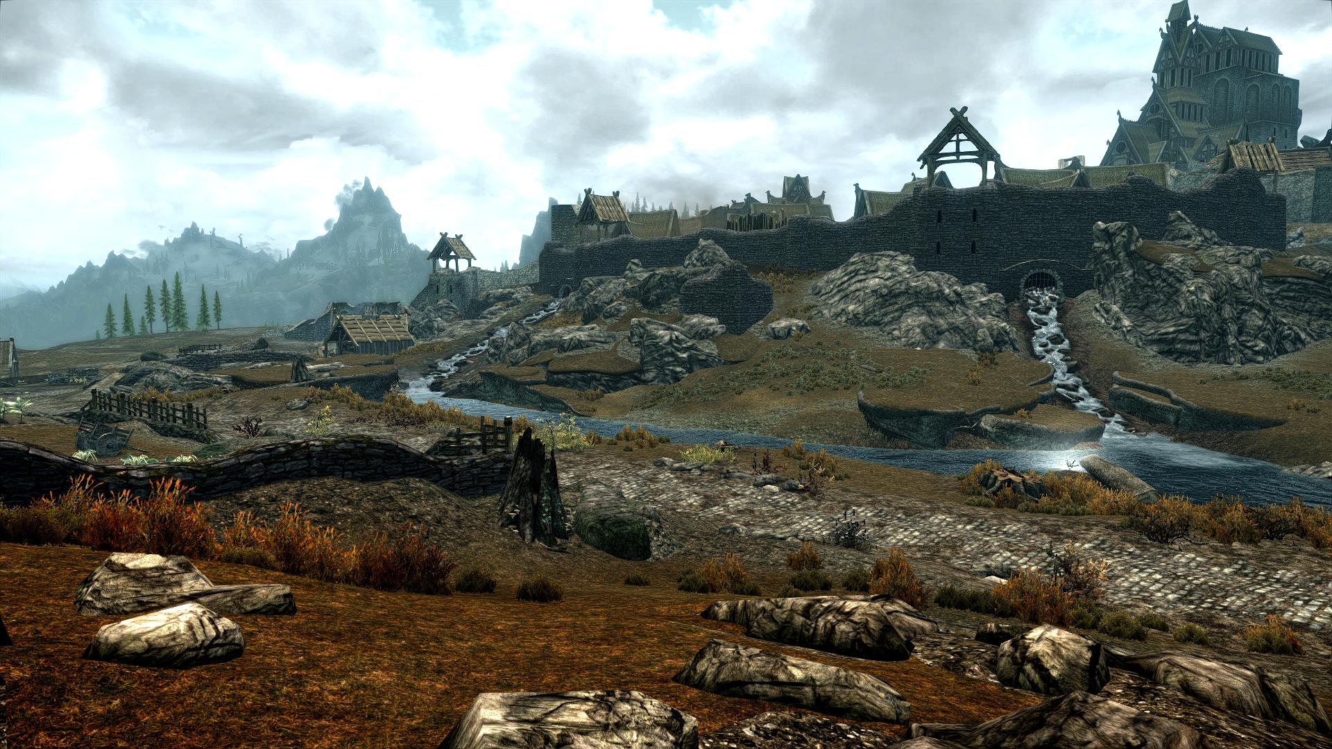 Whiterun landscape wallpaper at Skyrim Nexus and Community