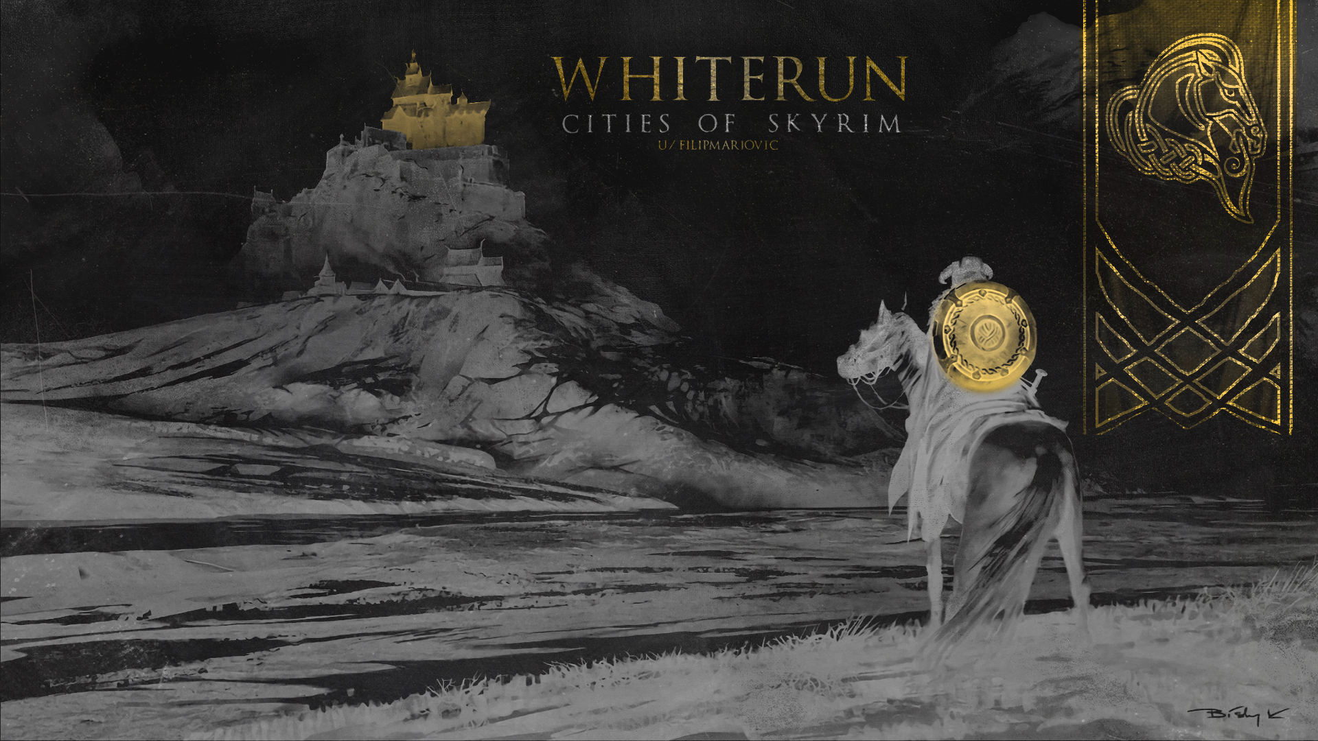 Cities of Skyrim made a second Whiterun Wallpaper, let me know what you guys think of it