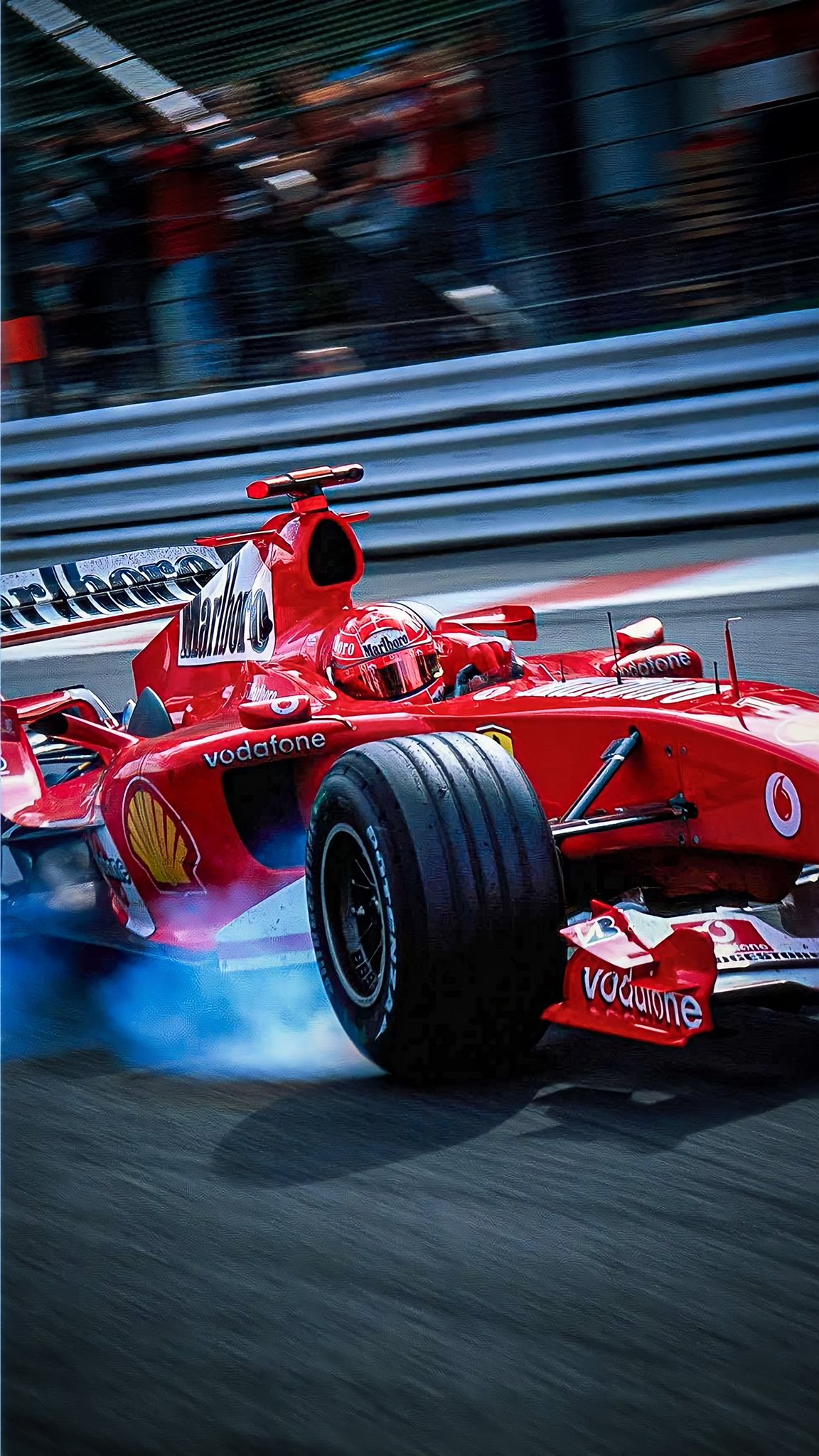 Michael Schumacher Machine Interaction. Perfect Dualism Ferrari F2004 #KeepFightingMichael #KeepFighting