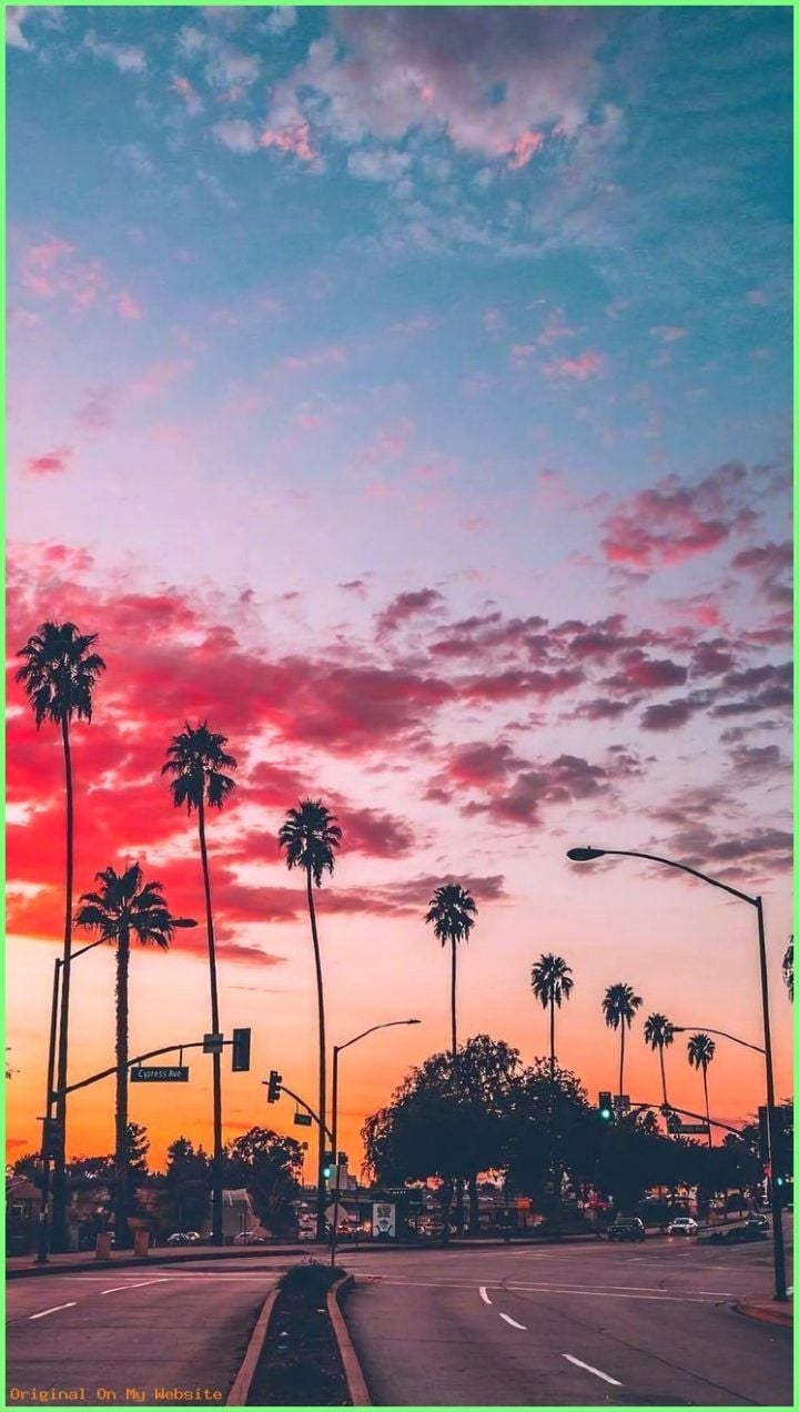 Pink Sunset Wallpaper