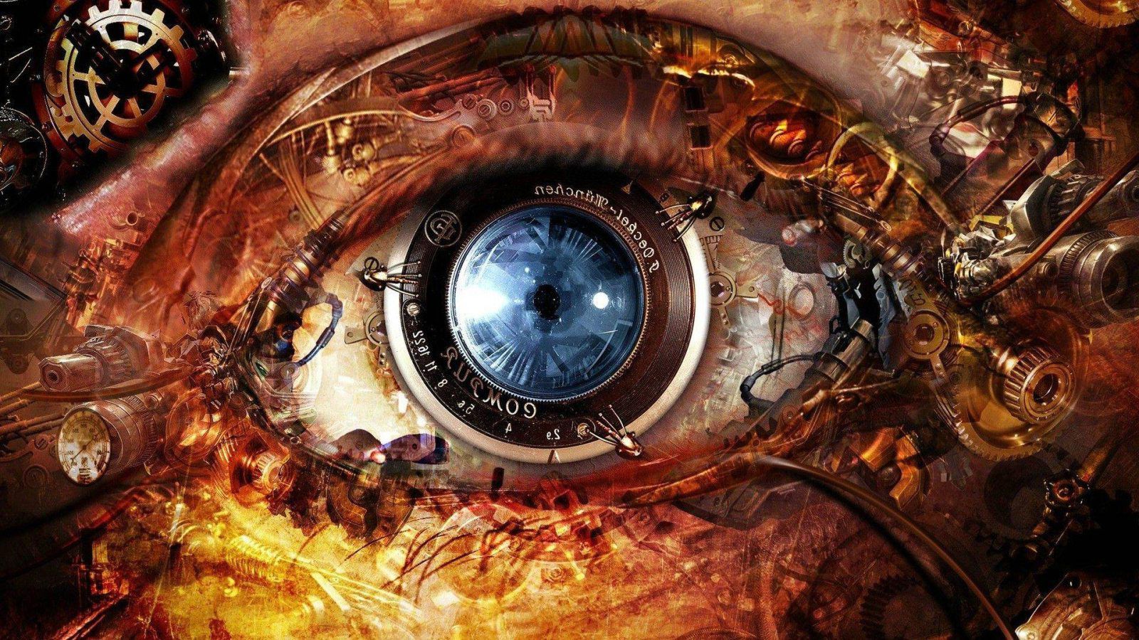 Eye Camera Lens Crazy HD Desktop