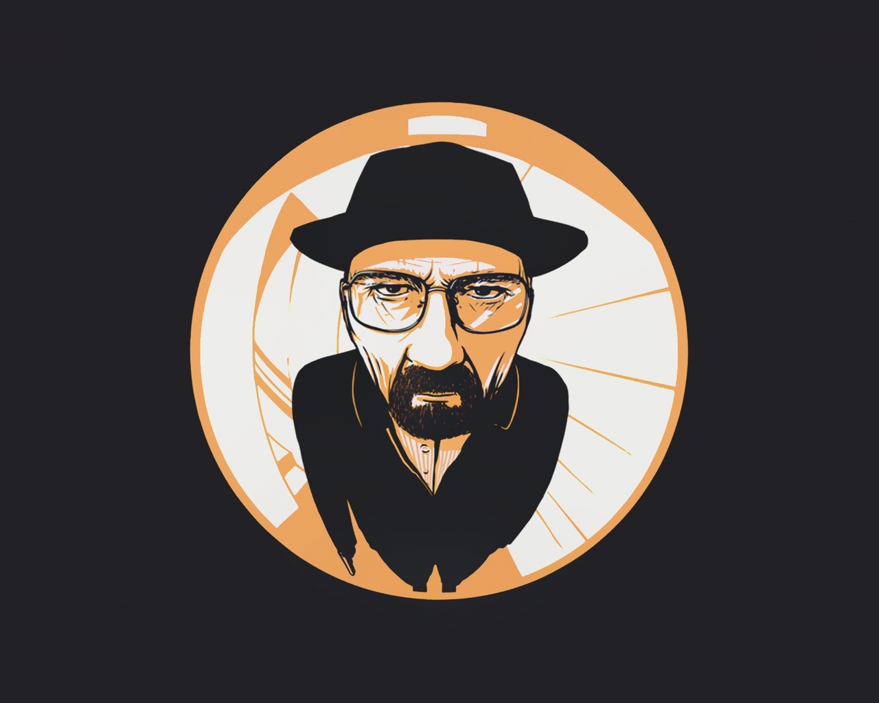 Walter White Fish Eye Lens 1280x1024 Resolution HD 4k Wallpaper, Image, Background, Photo and Picture