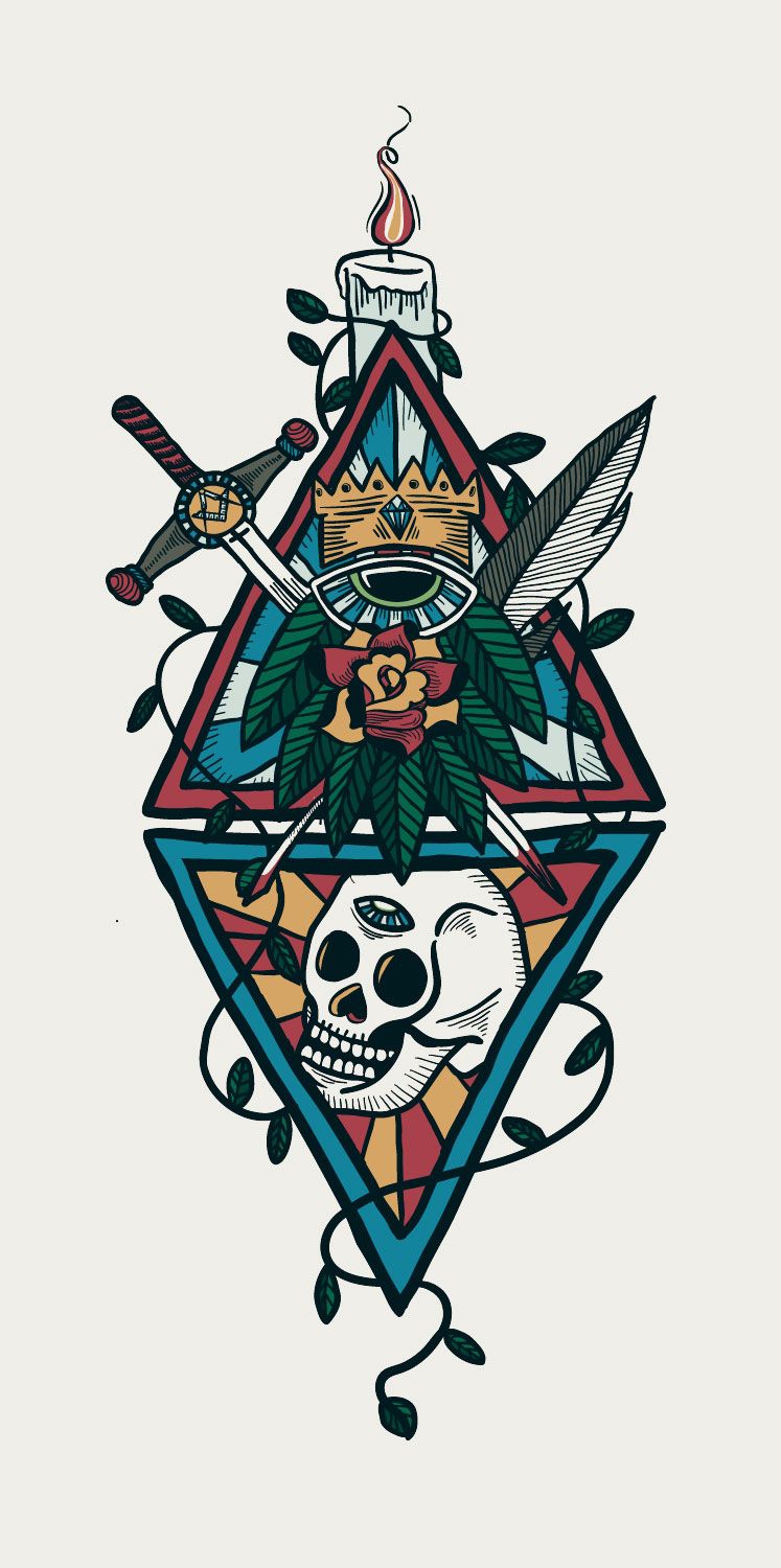 vintage tattoo wallpaper