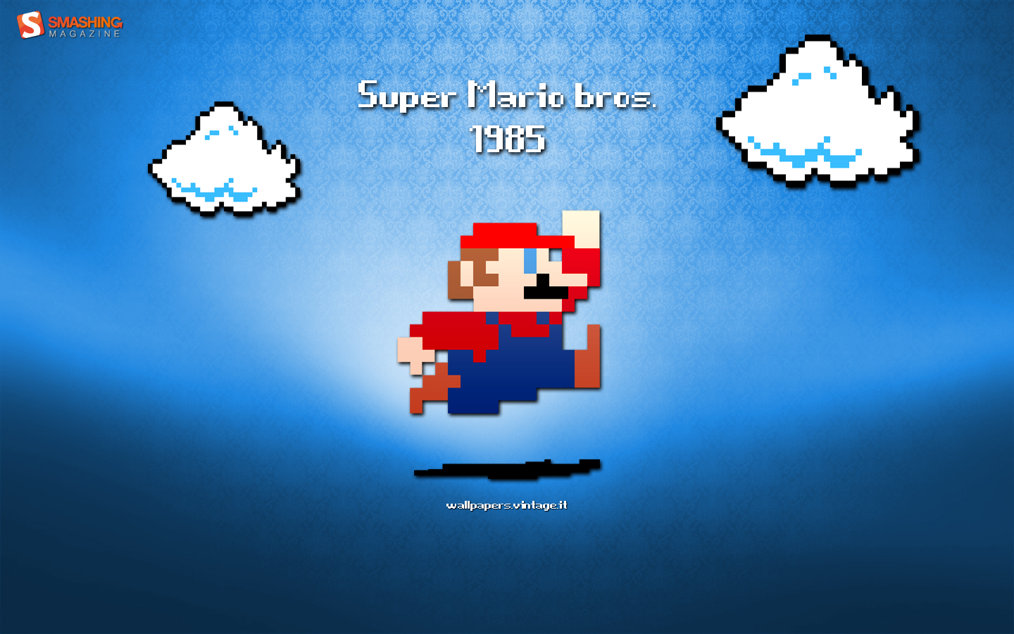 Super Mario bros. 1985 wallpaper Desktop HD iPad iPhone wallpaper