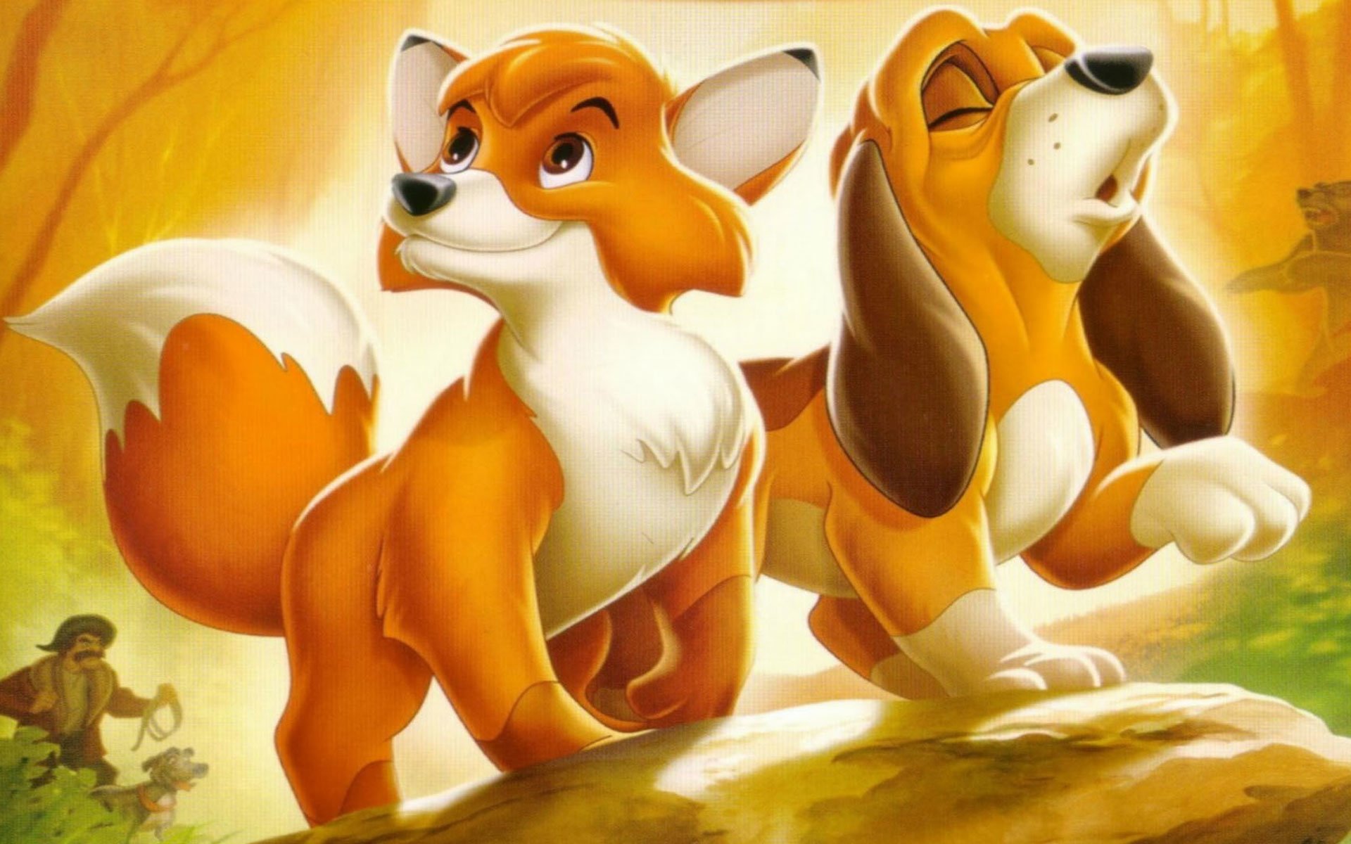 The Fox and the Hound HD Wallpaper and Background